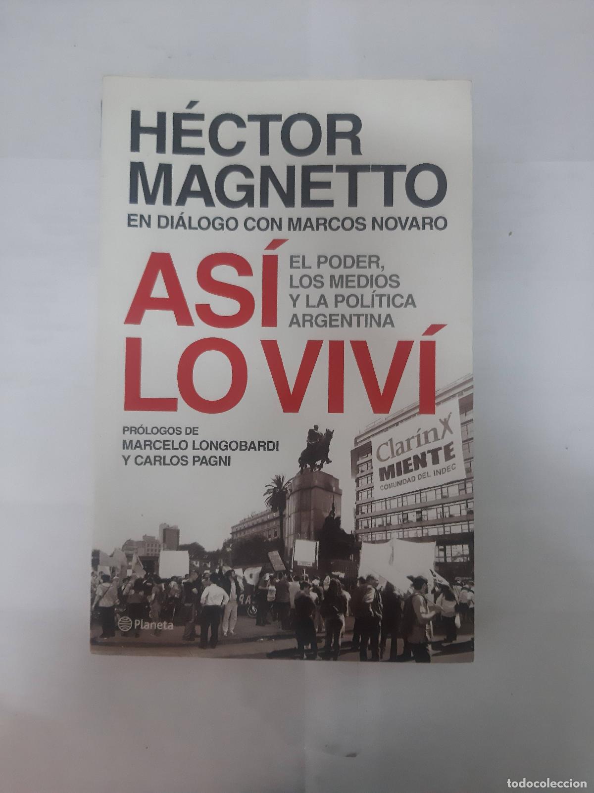 Libros: Asi lo vivi - Hector Magnetto - Foto 1
