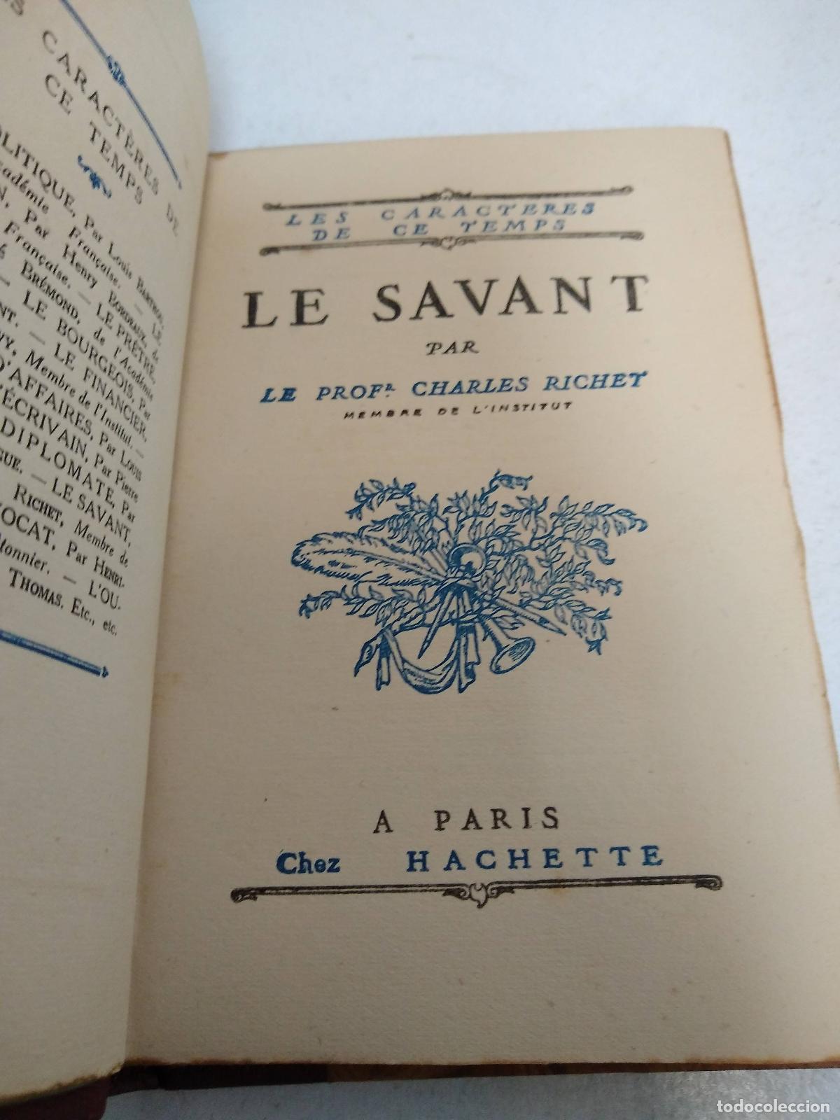 Libros: Le Savant - Charles Richet - Foto 1