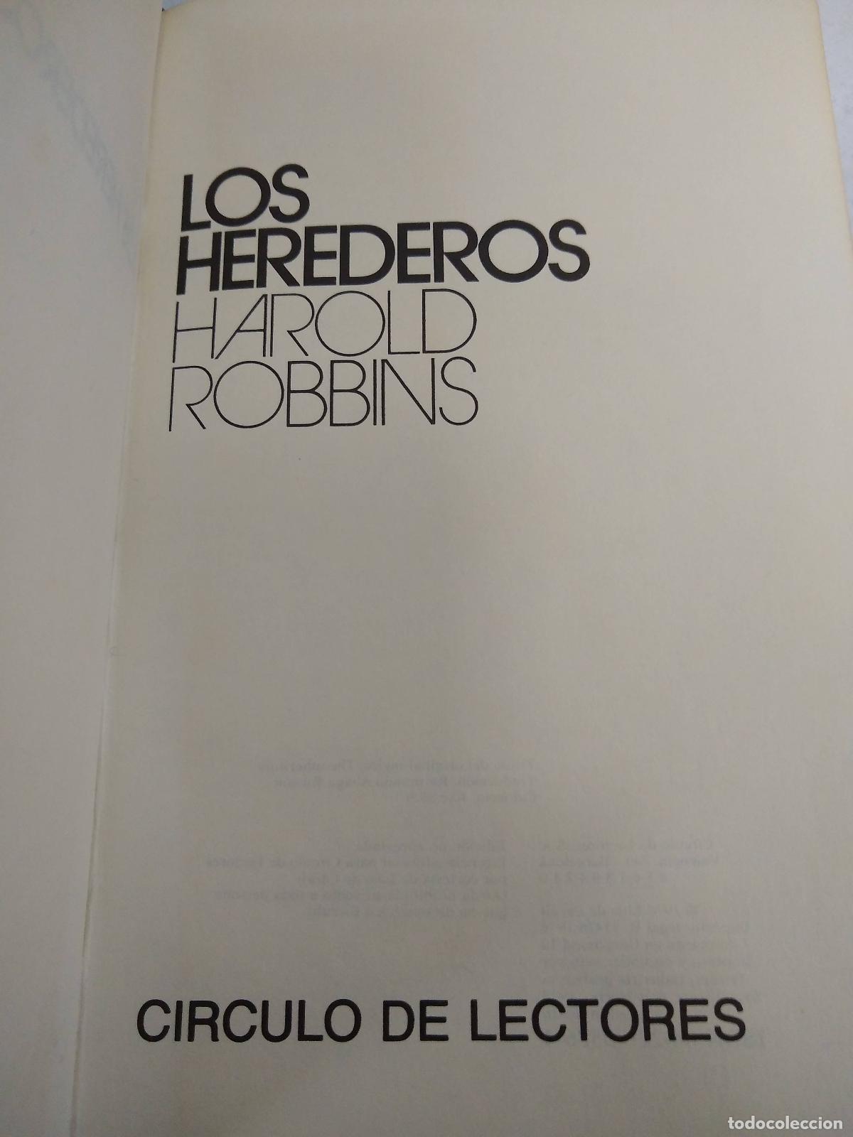 Libros: LOS HEREDEROS - ROBBINS, HAROLD - Foto 1