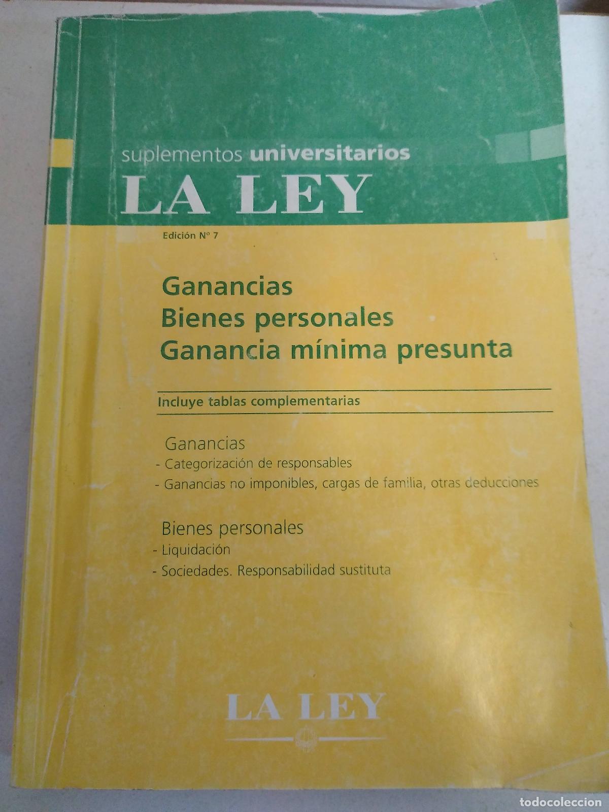 Livres: Ganancias - Bienes Personales - Ganancia Minima Presunta - Varios