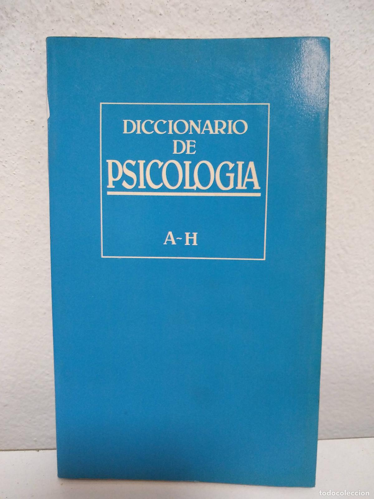 Libri di seconda mano: DICCIONARIO DE PSICOLOGIA. A-H. - Varios autores