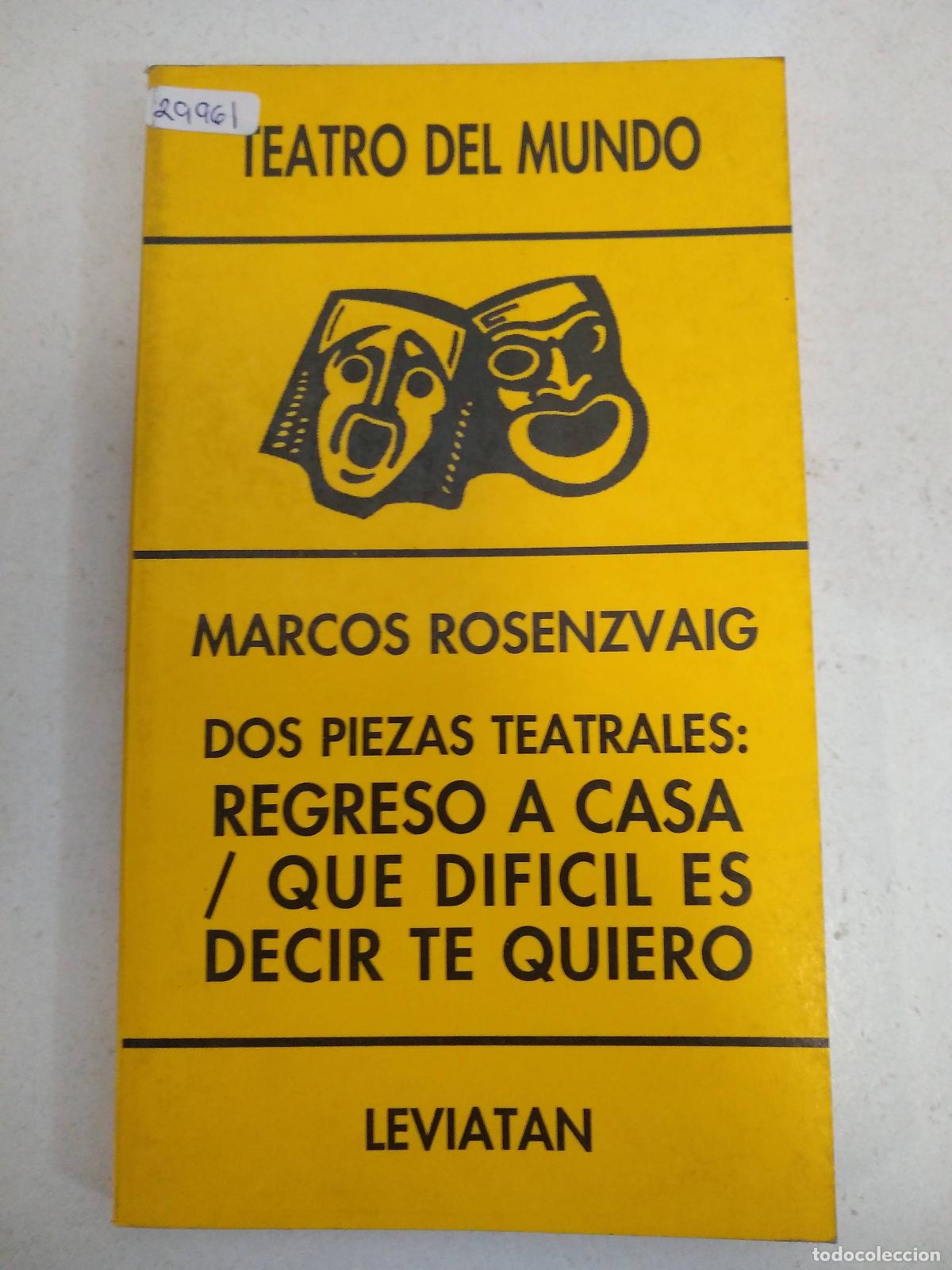 Libros: Teatro del mundo - Marcos rosenzvaig - Foto 1