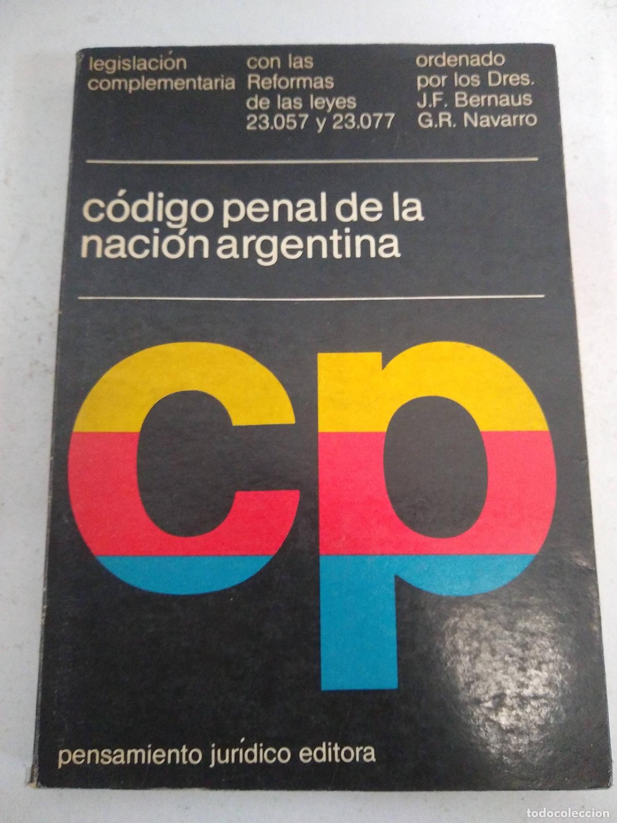 Libros: Codigo penal de la nacion Argentina - Varios