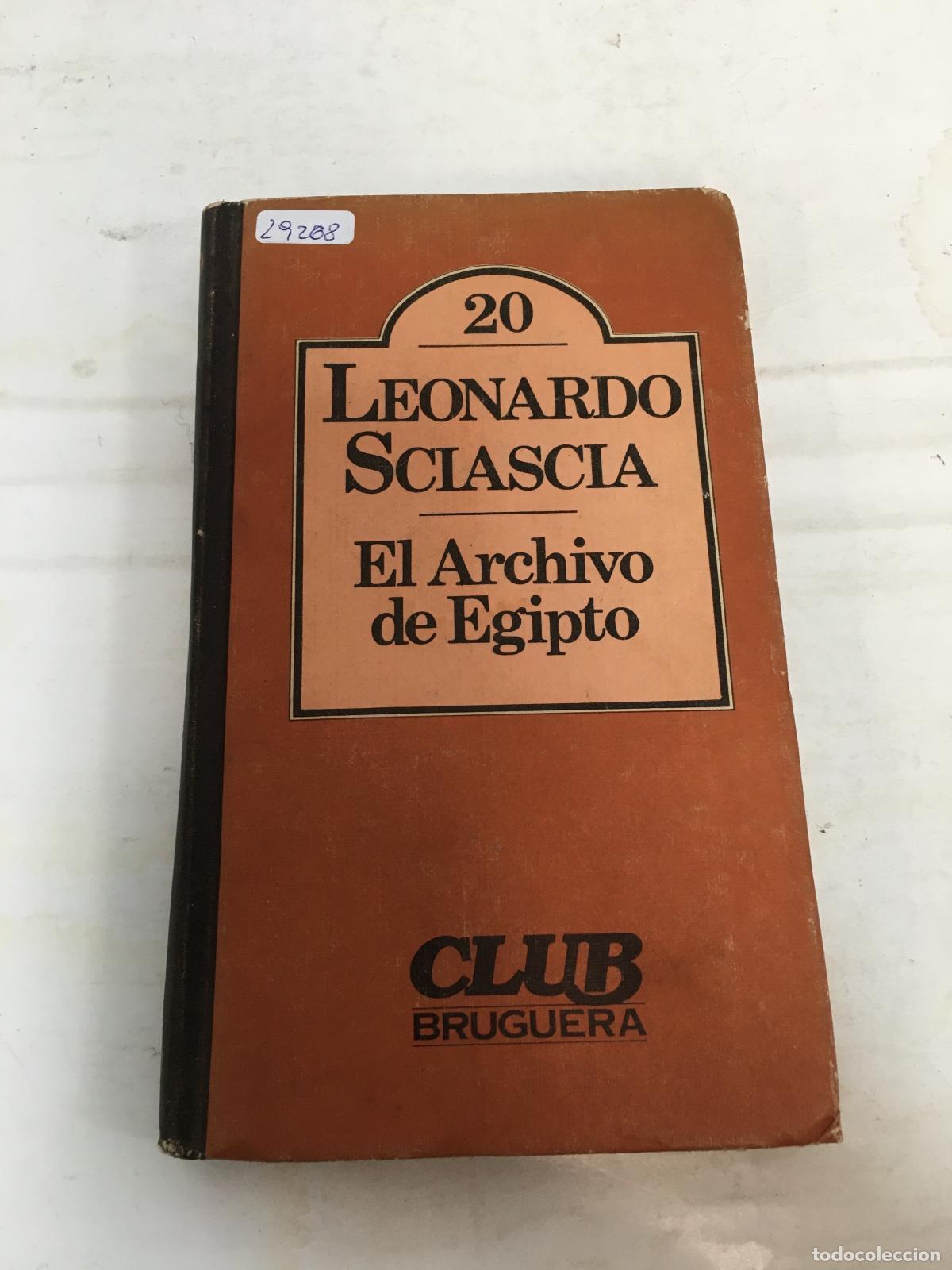 Libros: El archivo de Egipto - Sciascia, Leonardo - Foto 1