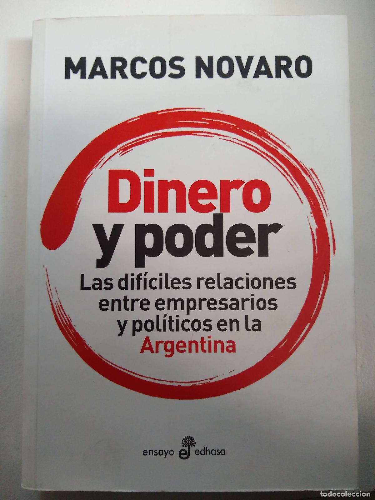 Libros: Dinero y poder - Marcos Novaro - Foto 1