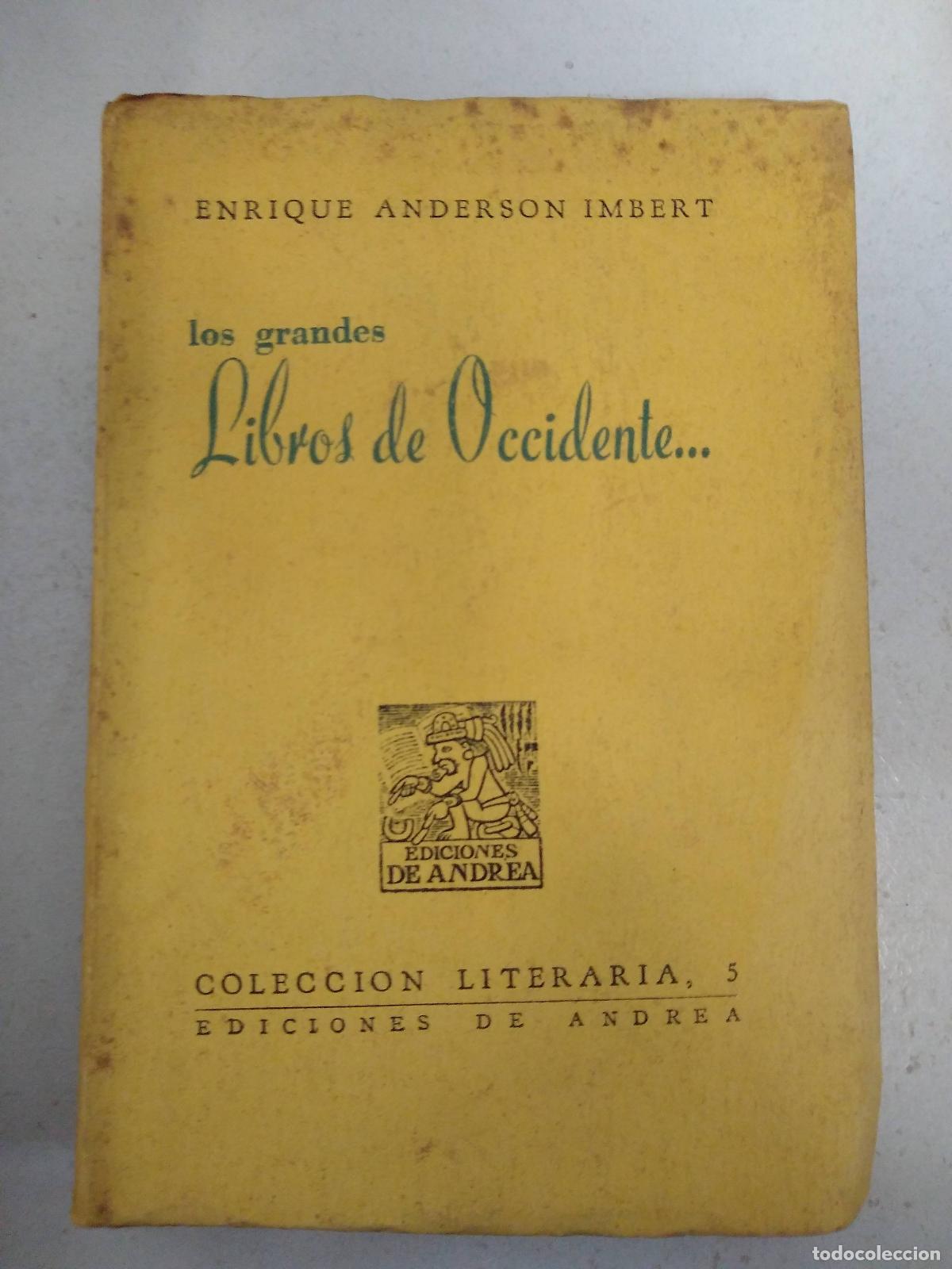 Livros em segunda m&atilde;o: Los grandes libros de occidente - Enrique Anderson Imbert