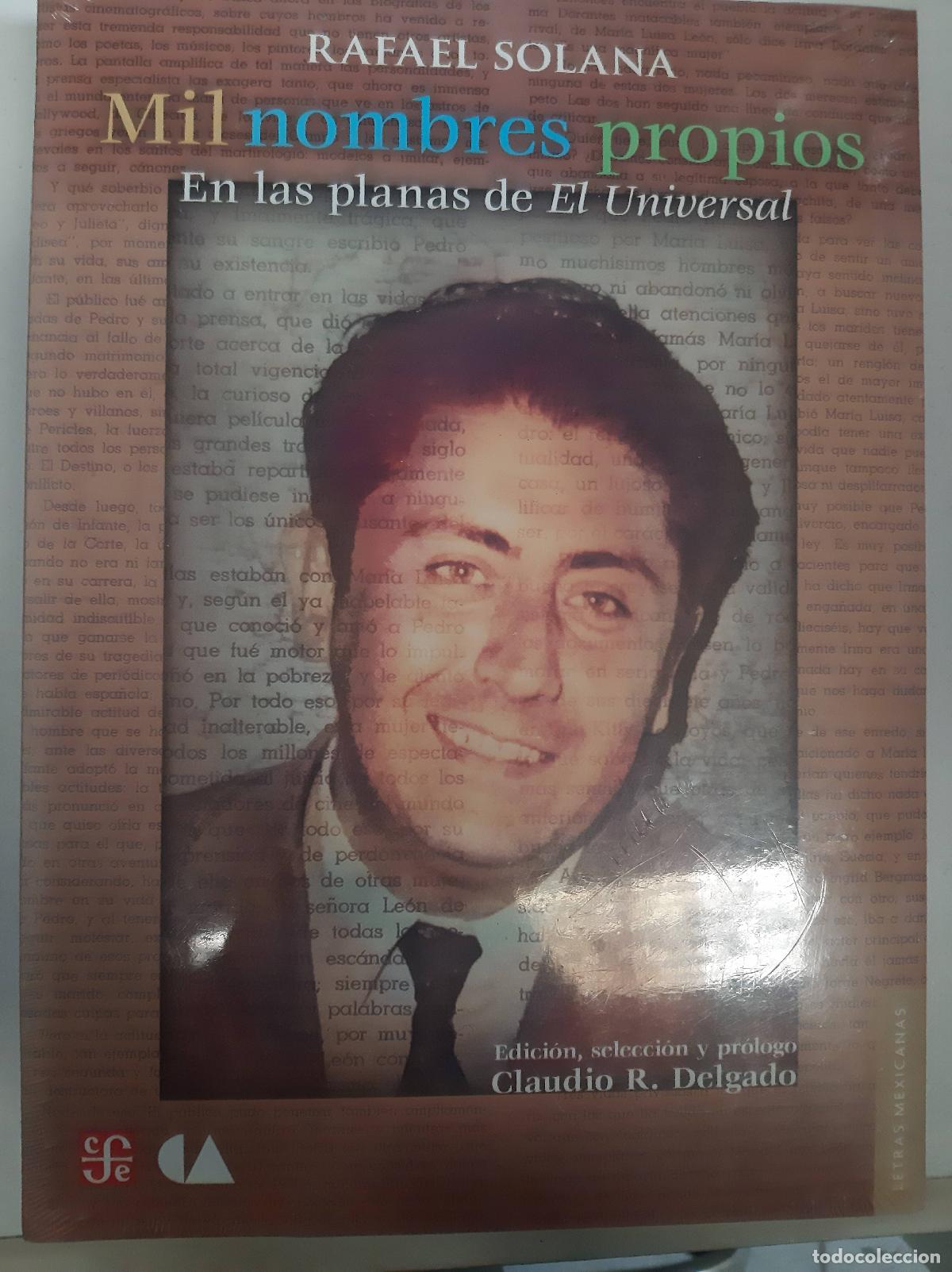 Libros: Mil nombres propios - Rafael Solana - Foto 1