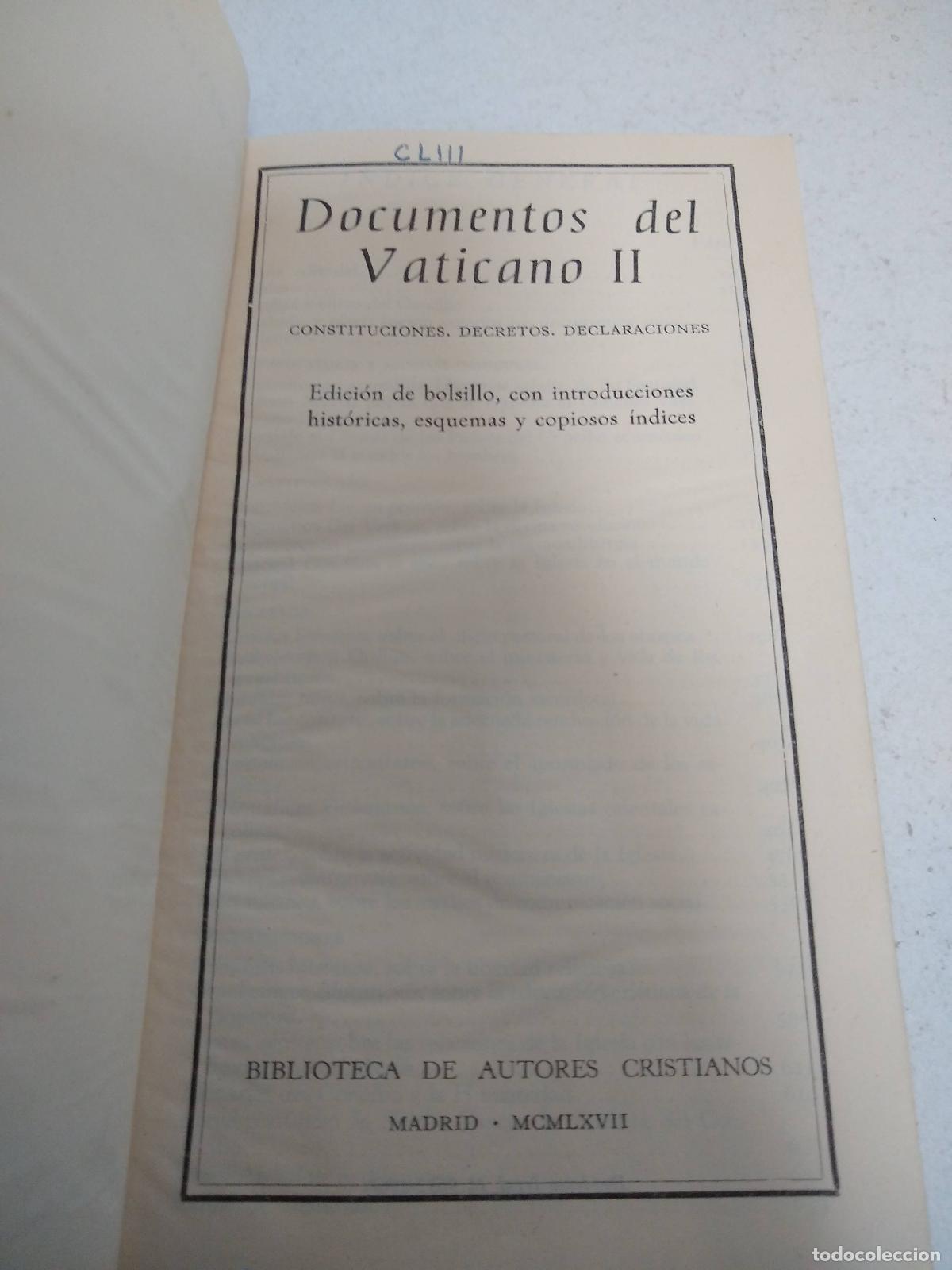 Libros: Documentos del Vaticano II - Varios autores - Foto 1