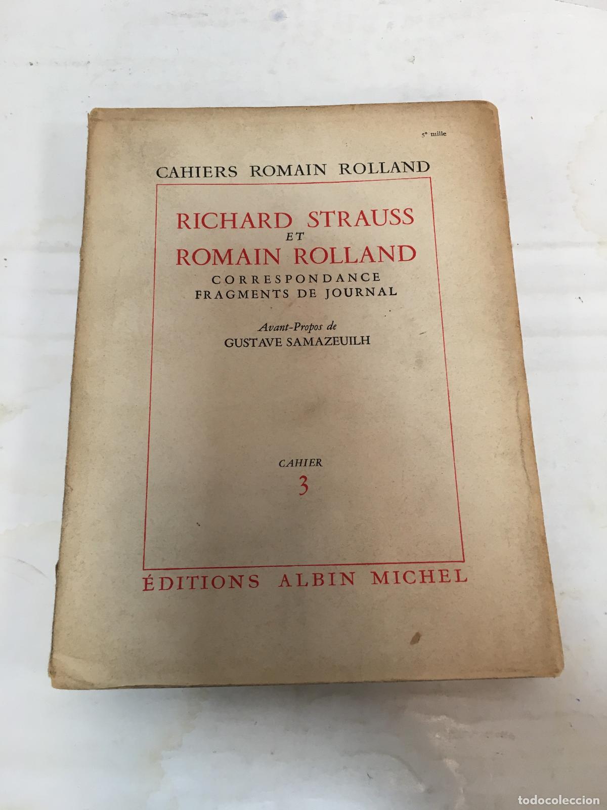 Libros: Richard strauss et romain rolland - Gustave Samazeuilh