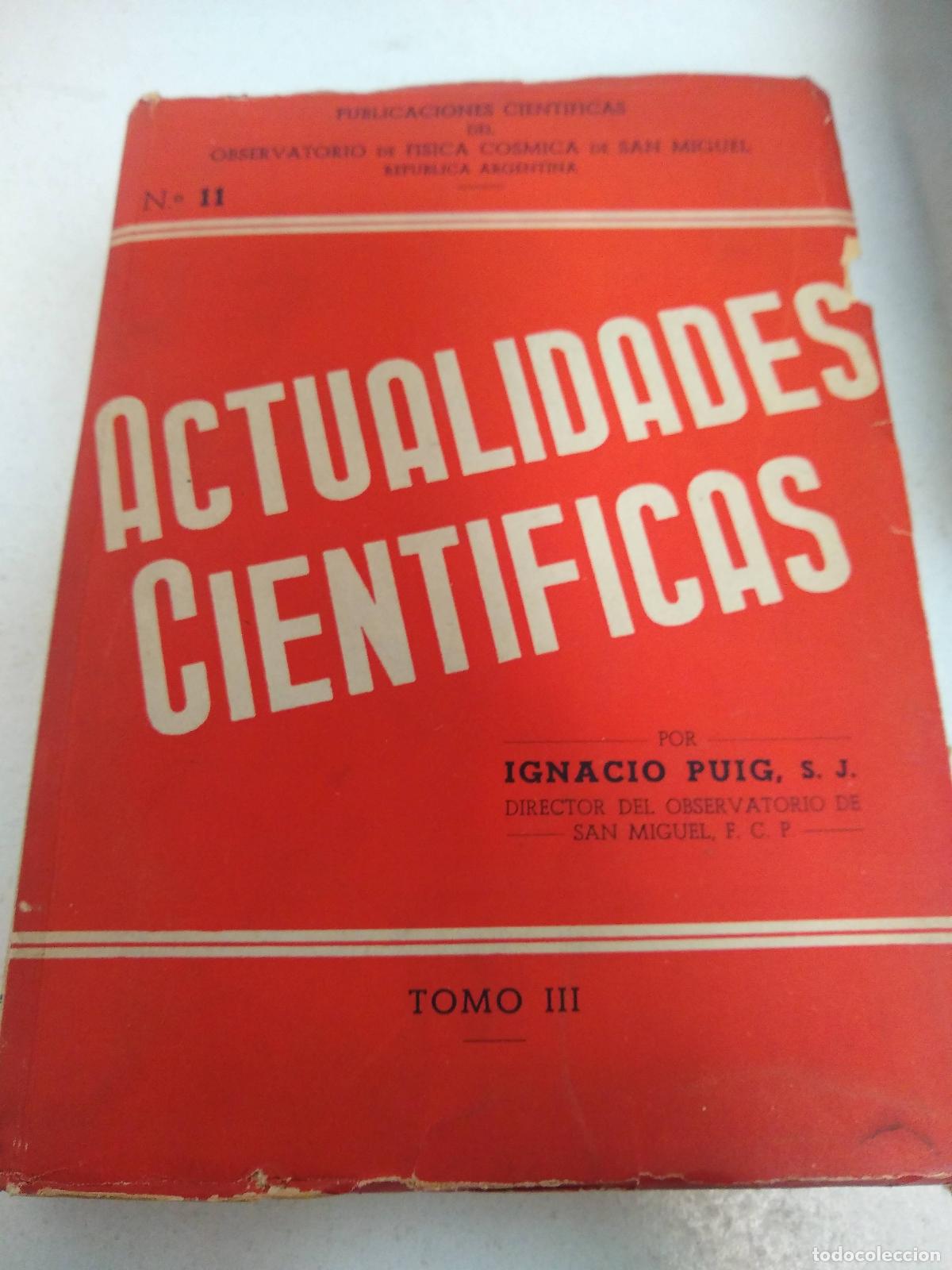 Libros: actualidades cientificas - Ignacio Puig - Foto 1