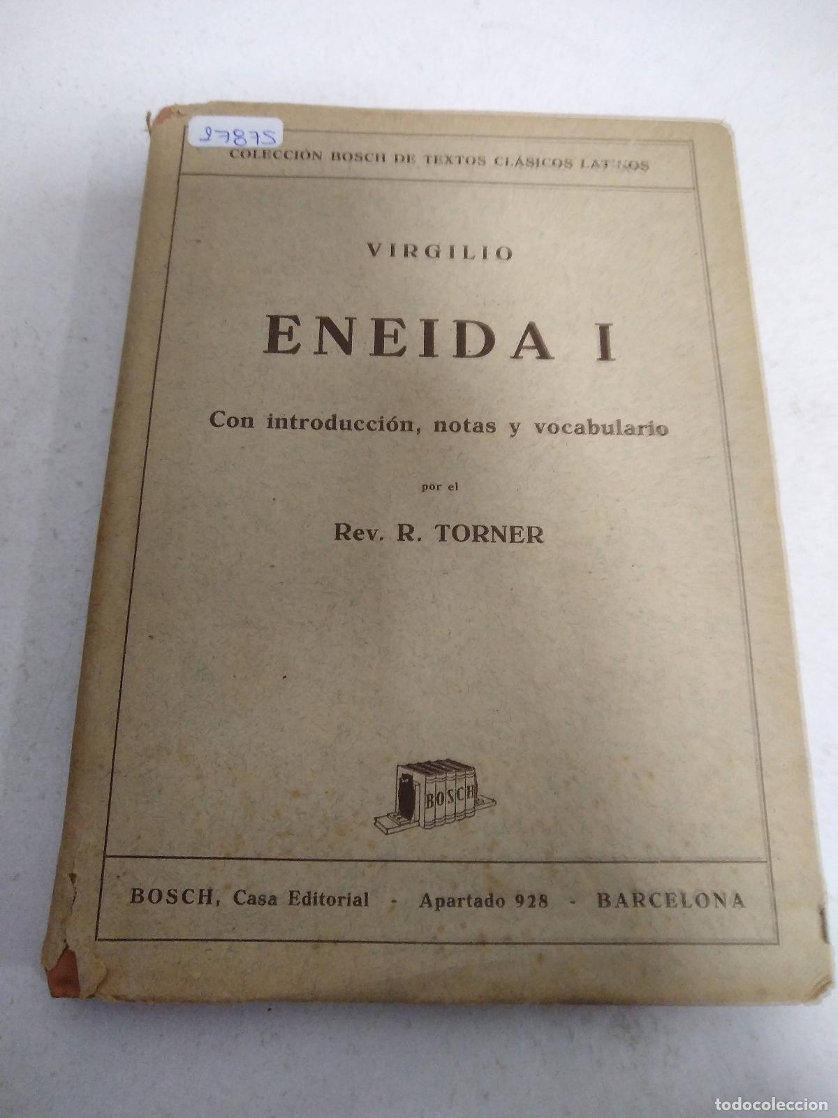 Libros: Virgilio Eneida I - Rev. R. Torner - Foto 1