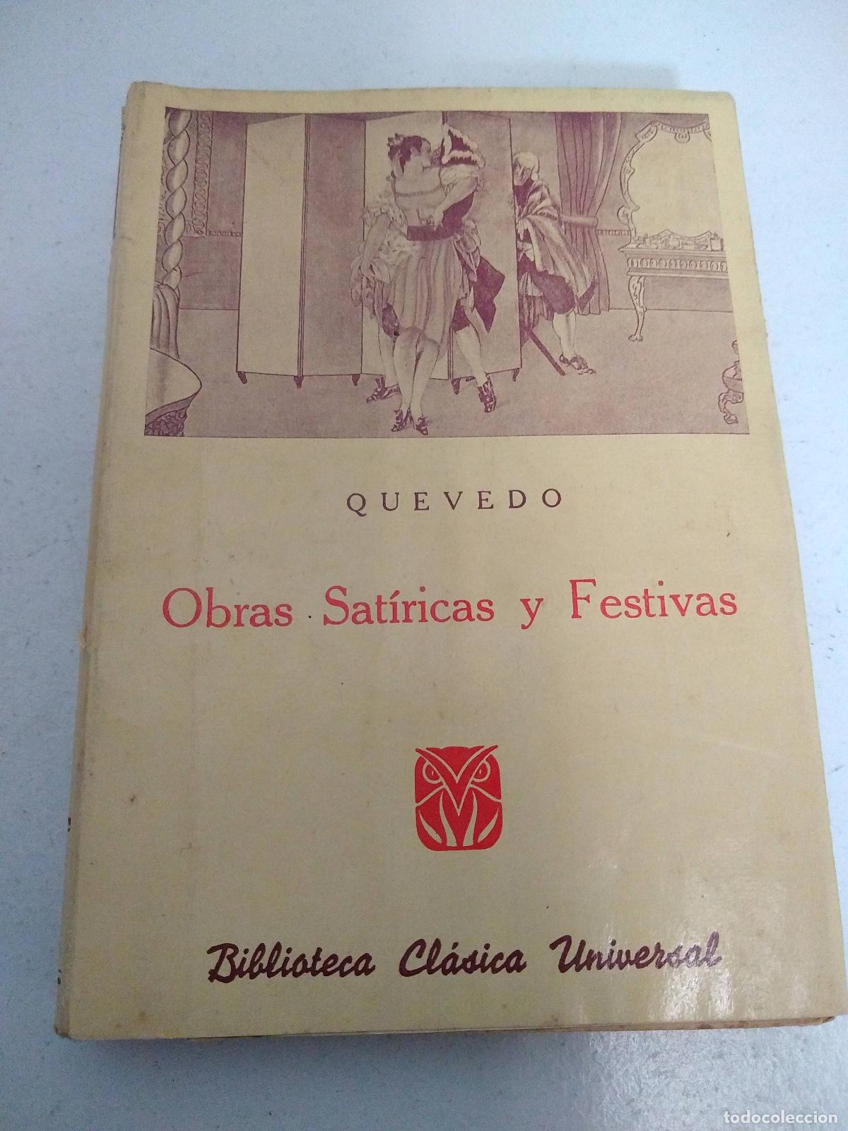 Libros: Obras satiricas y festivas - Quevedo - Foto 1