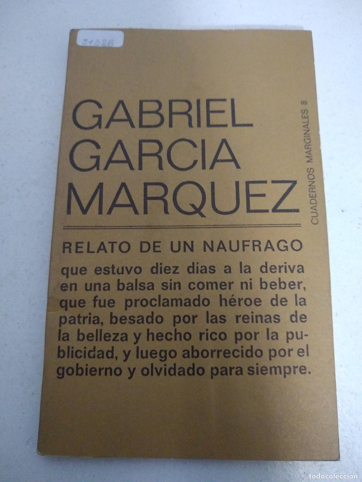 Libros: Relato de un naugrafo - Gabriel Garcia Marquez - Foto 1