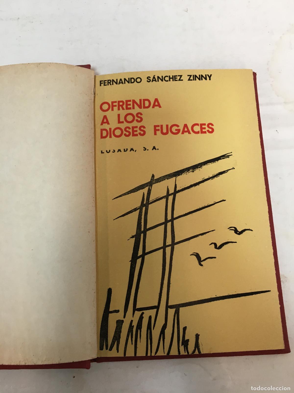 Livros em segunda m&atilde;o: ofrenda a los dioses fugaces - Fernando Sanchez Zinny