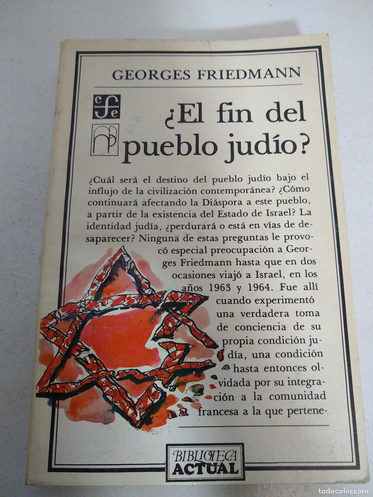Libros: El fin del pueblo judio? - Georges Friedmann - Foto 1