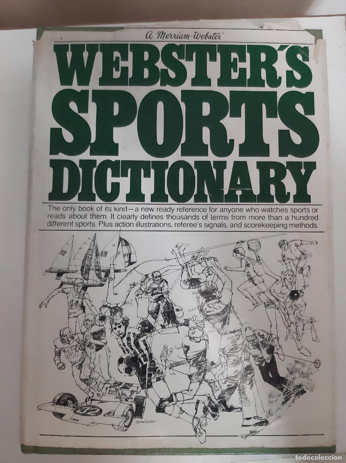 Libros: Websters Sports Dictionary - Merriam-Webster - Foto 1
