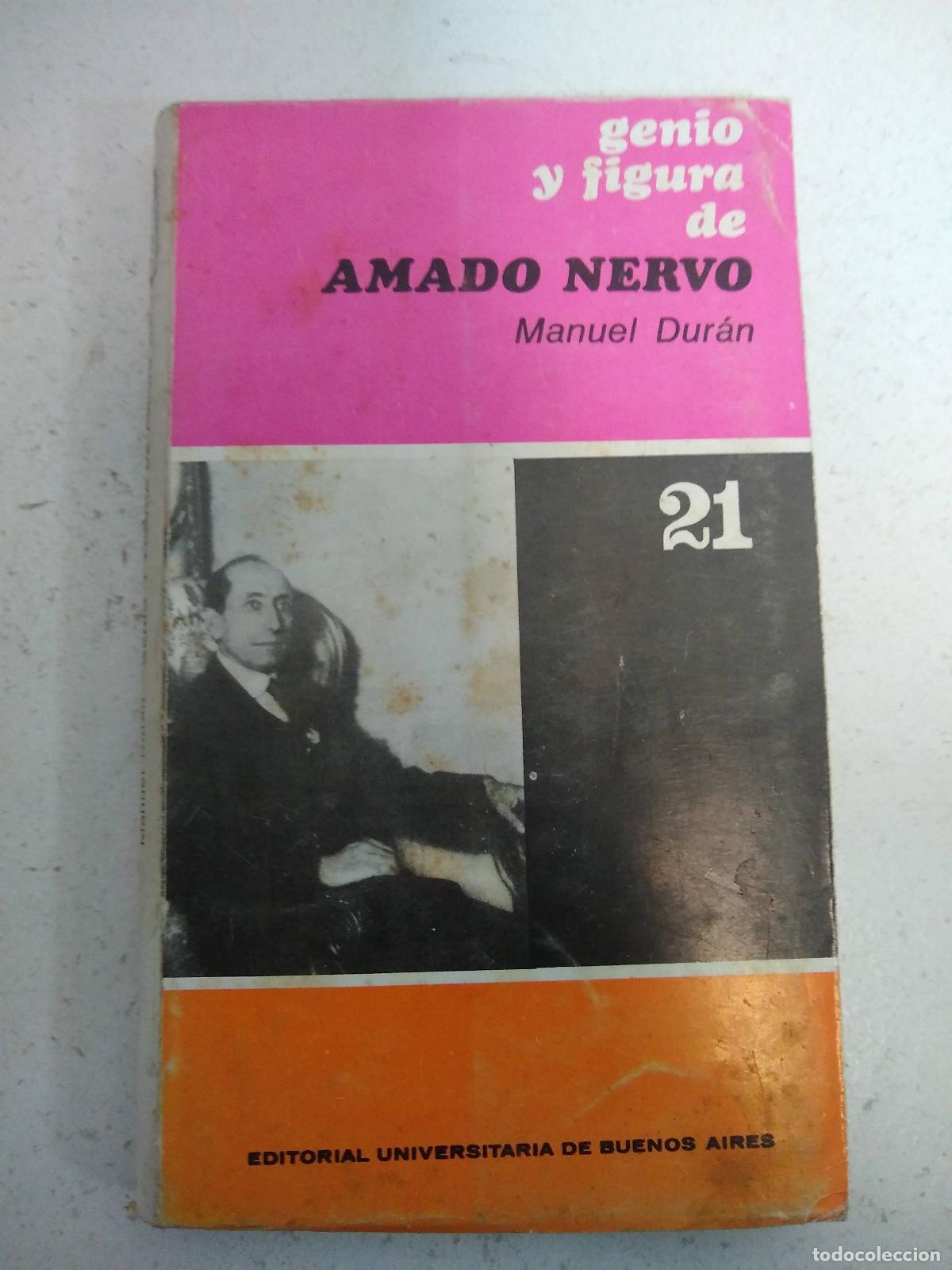 Libros: Genio y figura de amado nervo - DURAN, Manuel.- - Foto 1