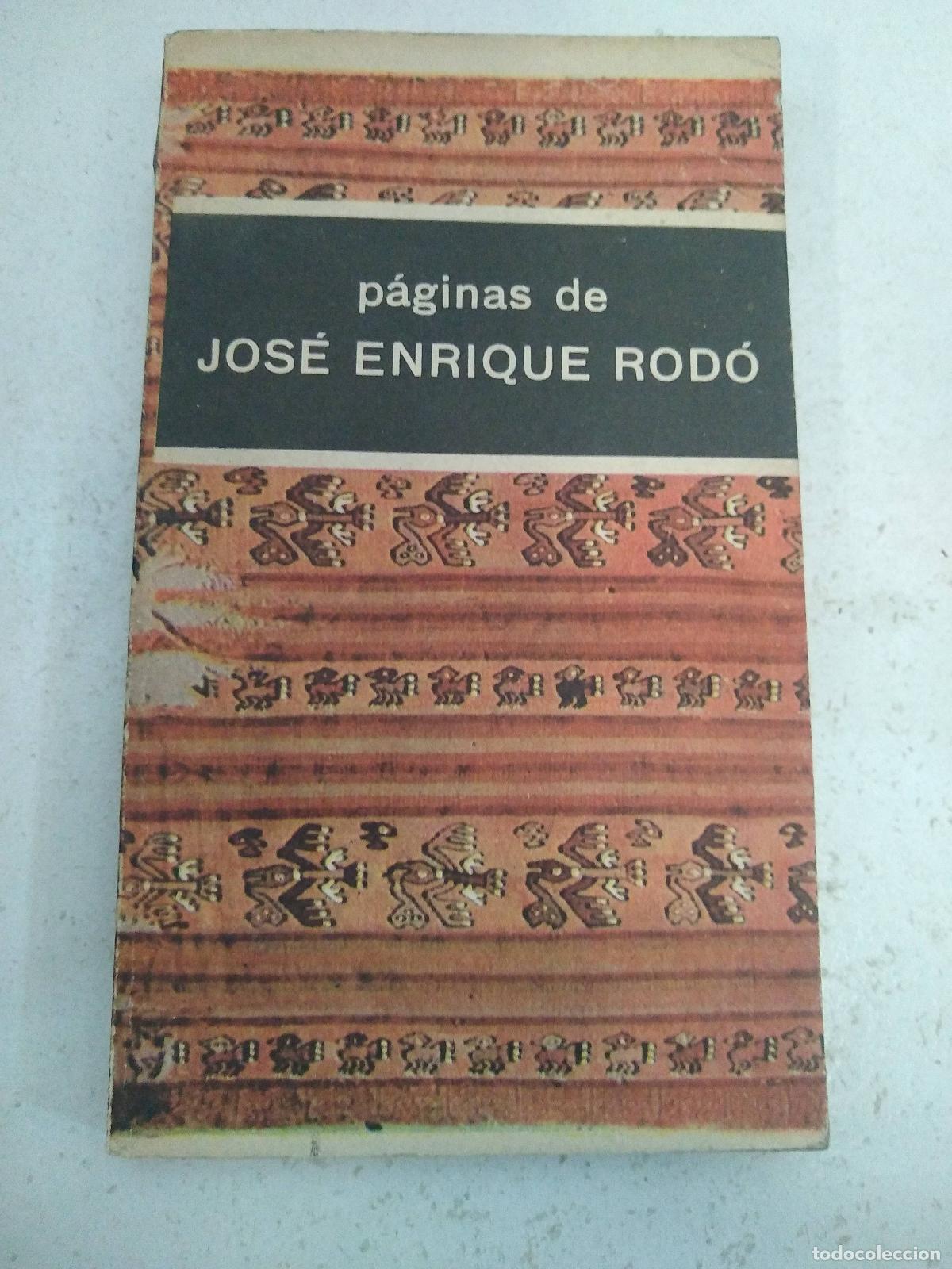 Libros: P&aacute;ginas de Jos&eacute; Enrique Rod&oacute; - rodo - Foto 1