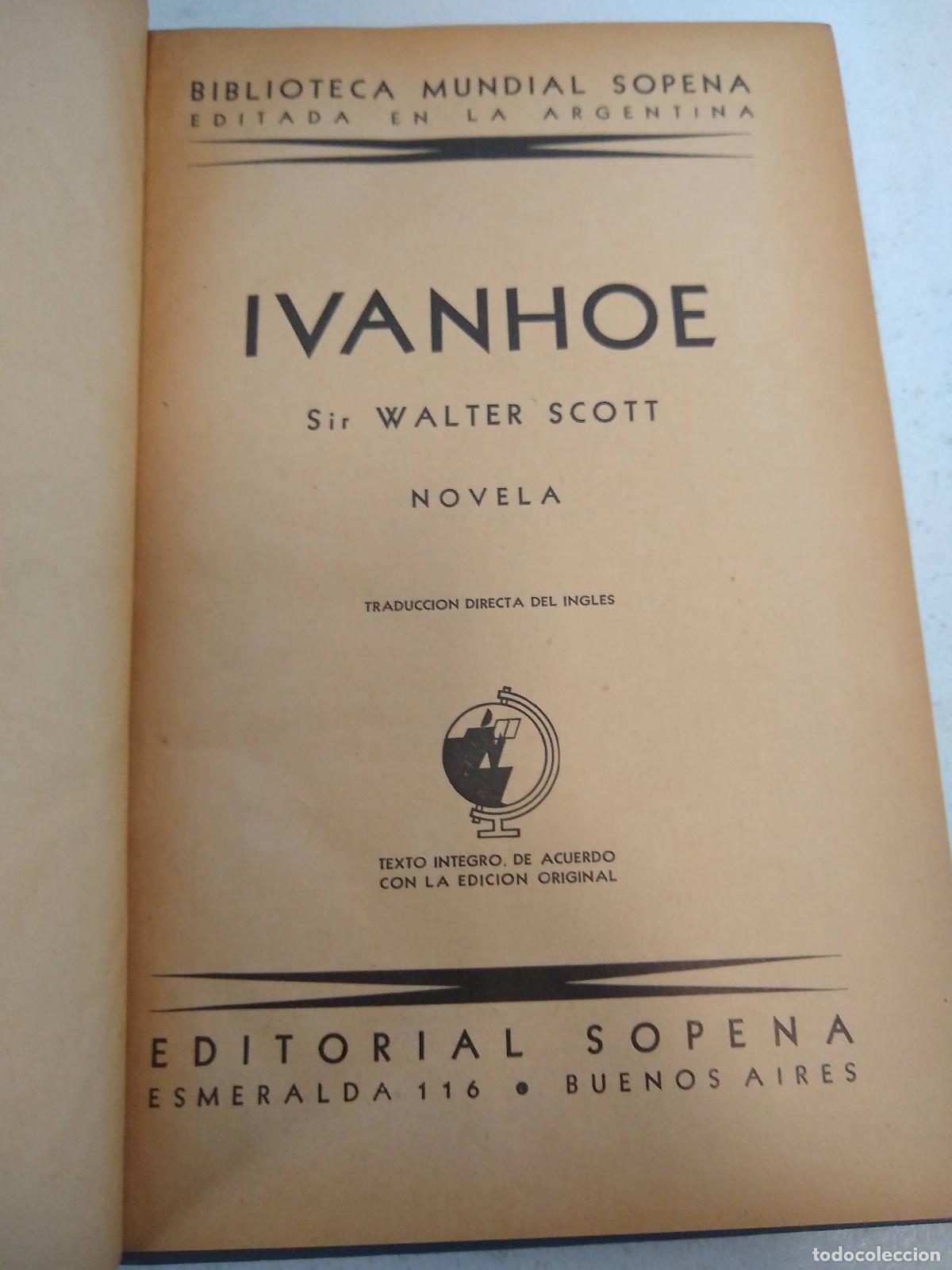 Libros: Ivanhoe - walter scott - Foto 1