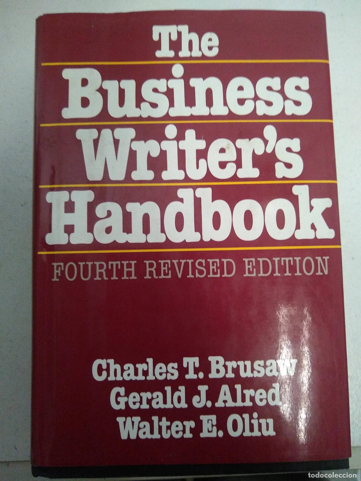 Libros: The Business Writer's Companion/Spiral - Professor Charles T Brusaw ((Retired Sinclair Community Col