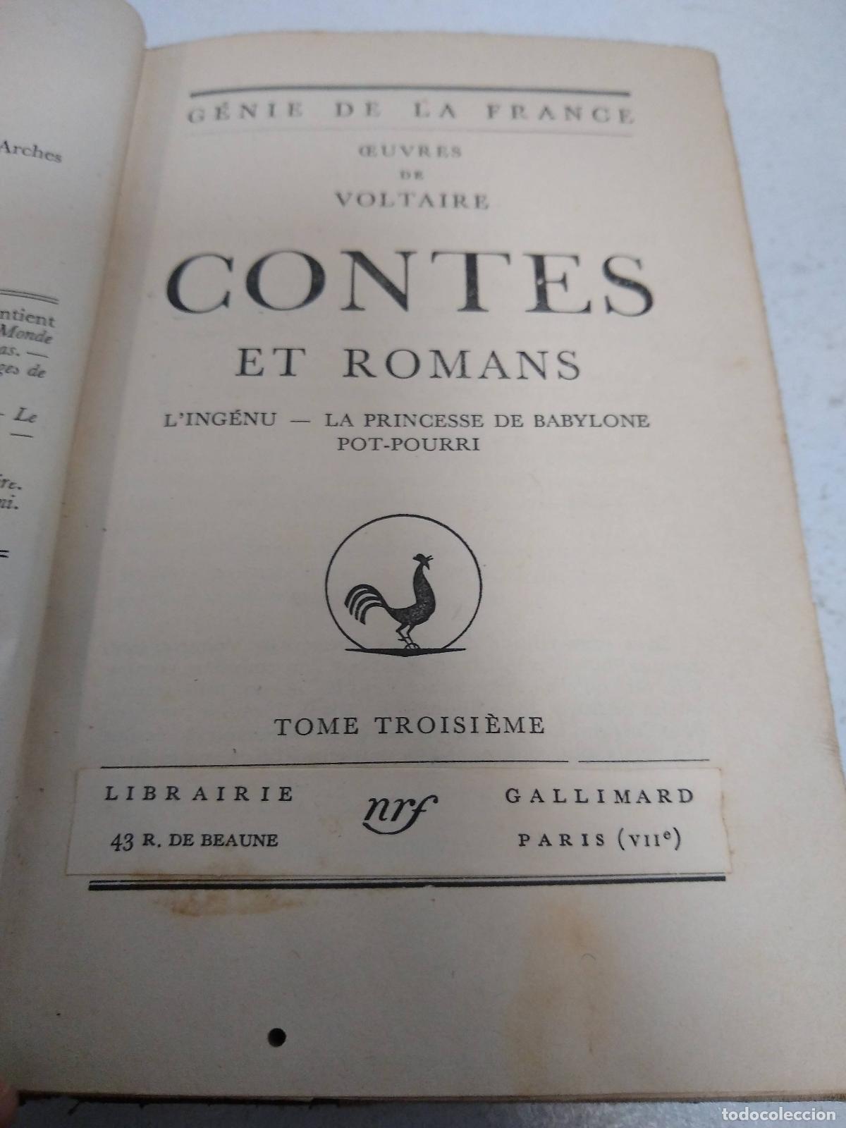 Libros: Contes et Romans - Varios Autores - Foto 1