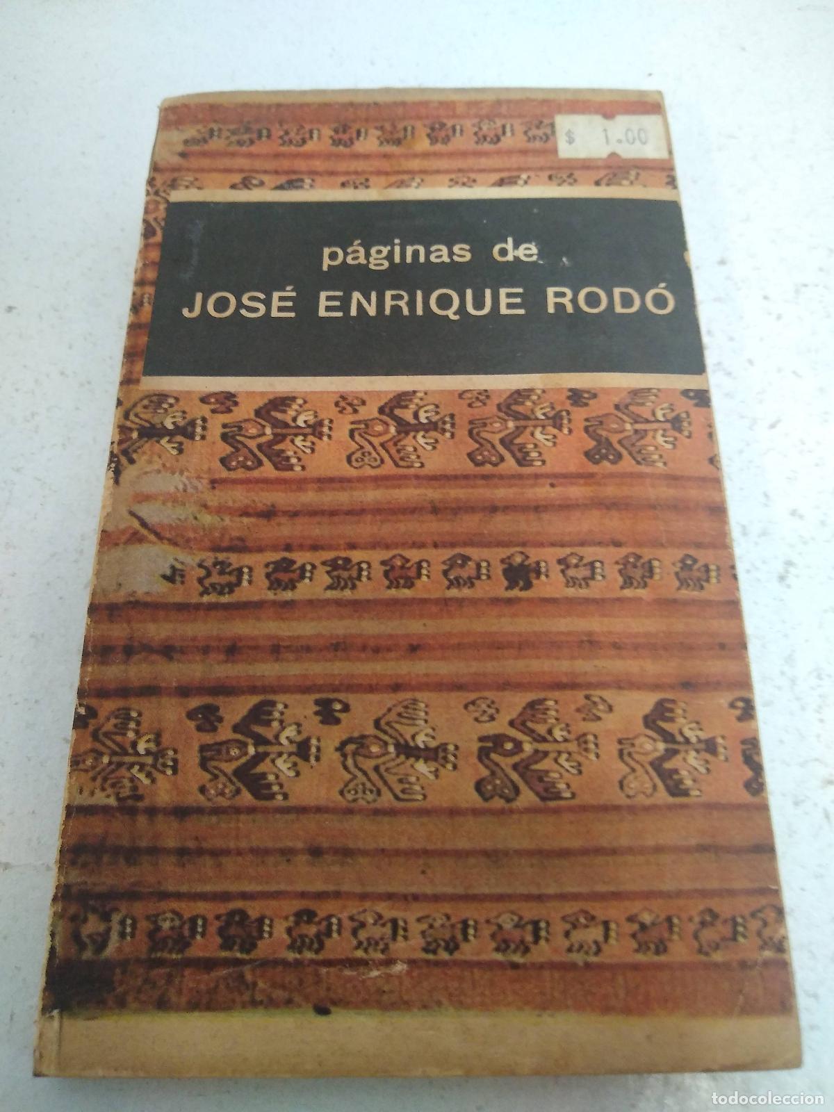 Libros: P&aacute;ginas de Jos&eacute; Enrique Rod&oacute; - rodo - Foto 1