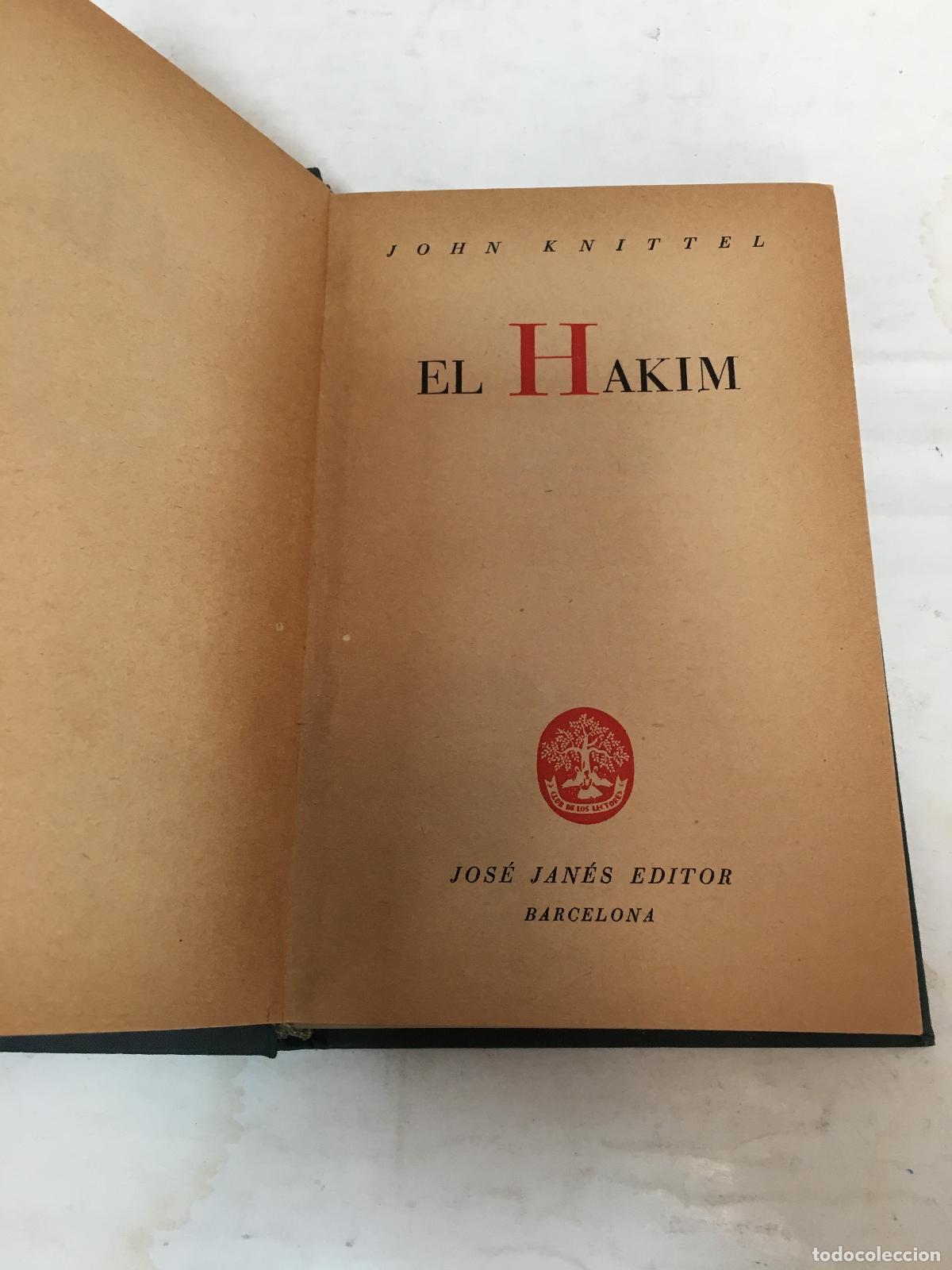 Libros: El Hakim - Knittel, John - Foto 1