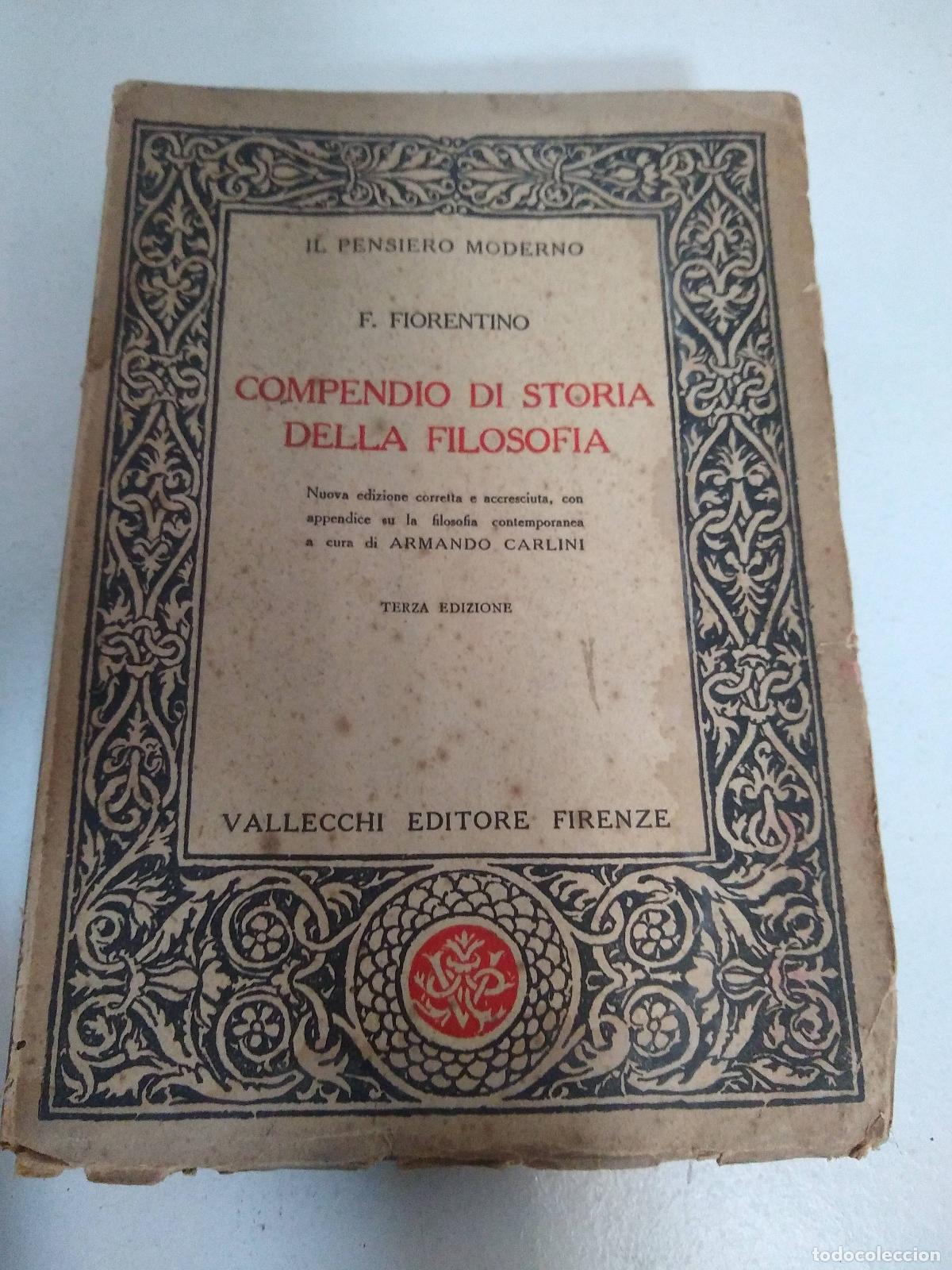 Libri di seconda mano: Compendio di storia della filosofia - Fiorentino