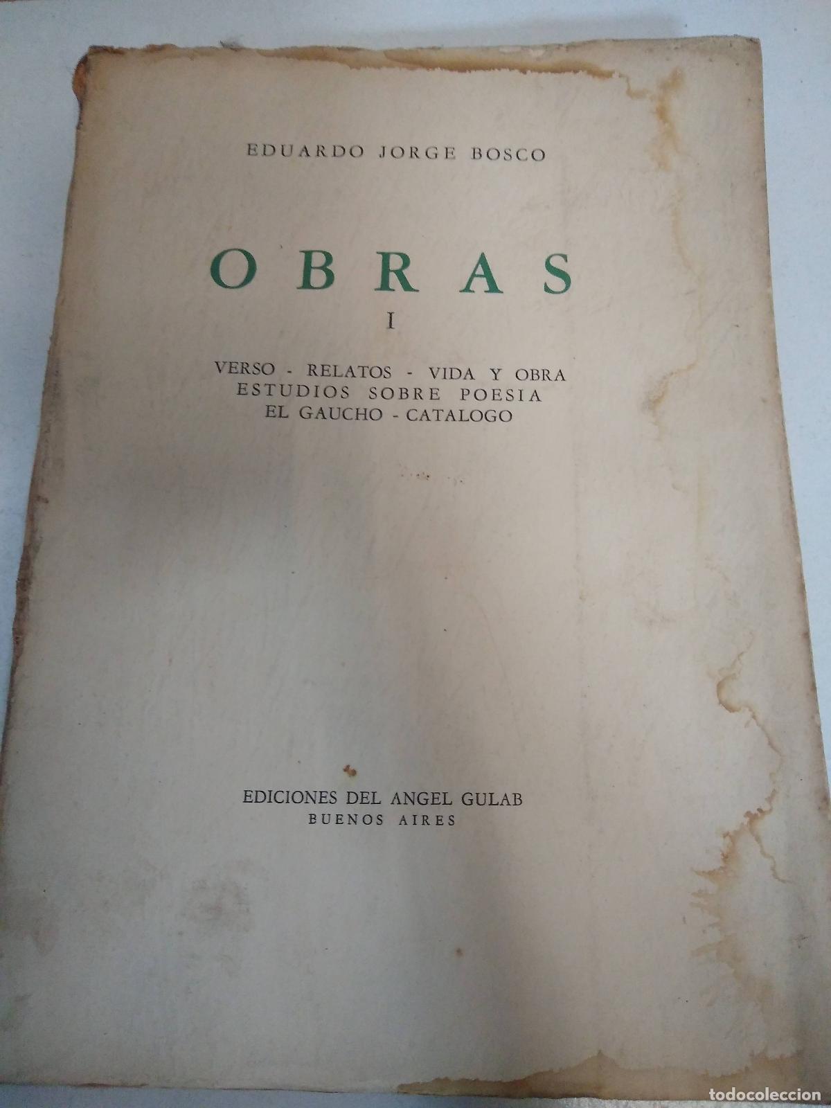 Libros: Obras 1 - Eduardo Jorge Bosco - Foto 1