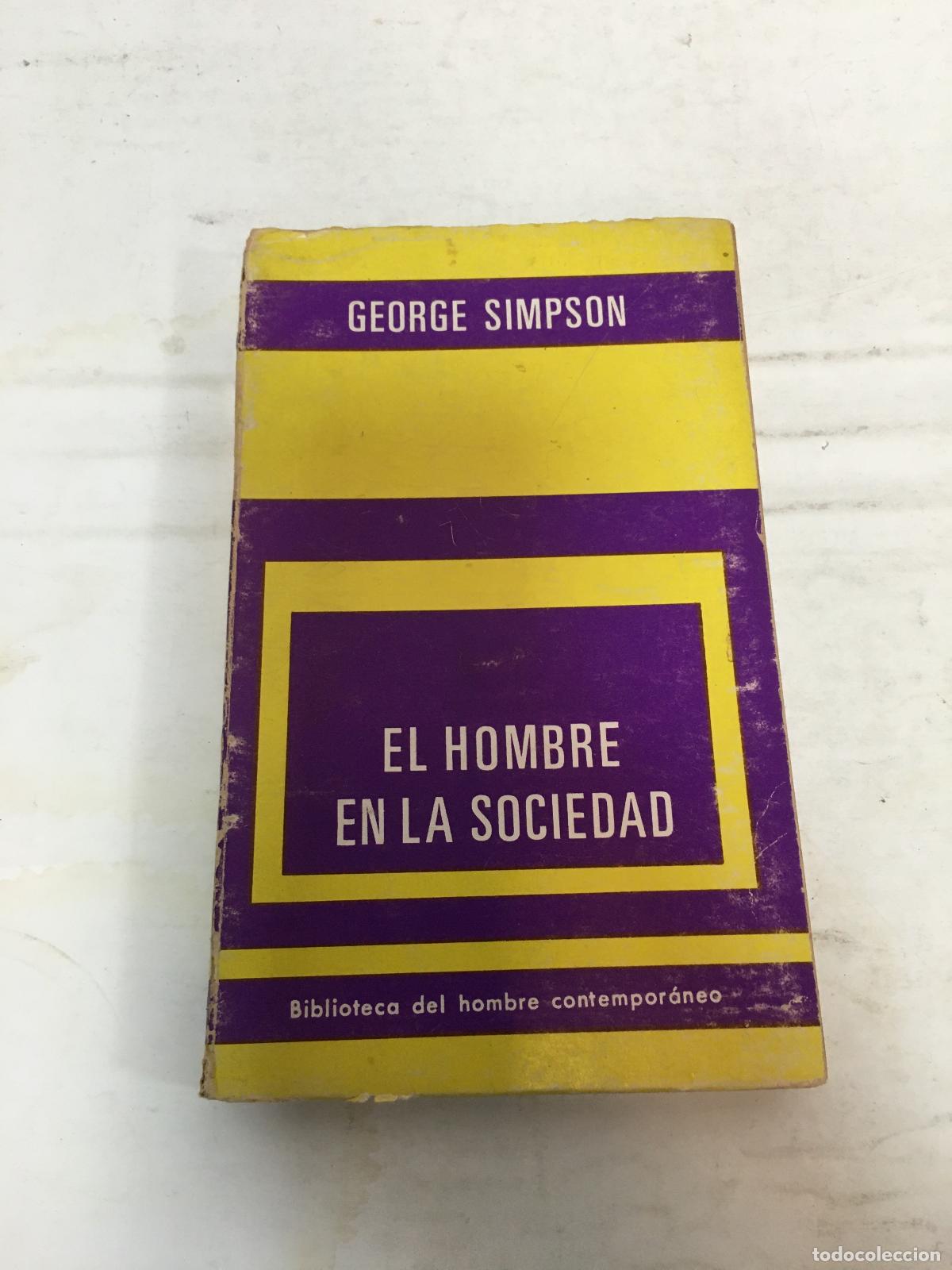 books: El hombre en la sociedad - George Simpson