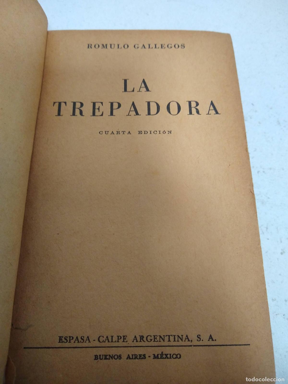 B&uuml;cher: La trepadora - Gallegos, R&oacute;mulo