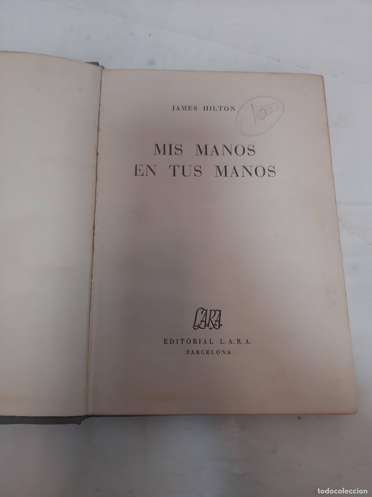Libros: Mis manos en tus manos - HILTON, James: