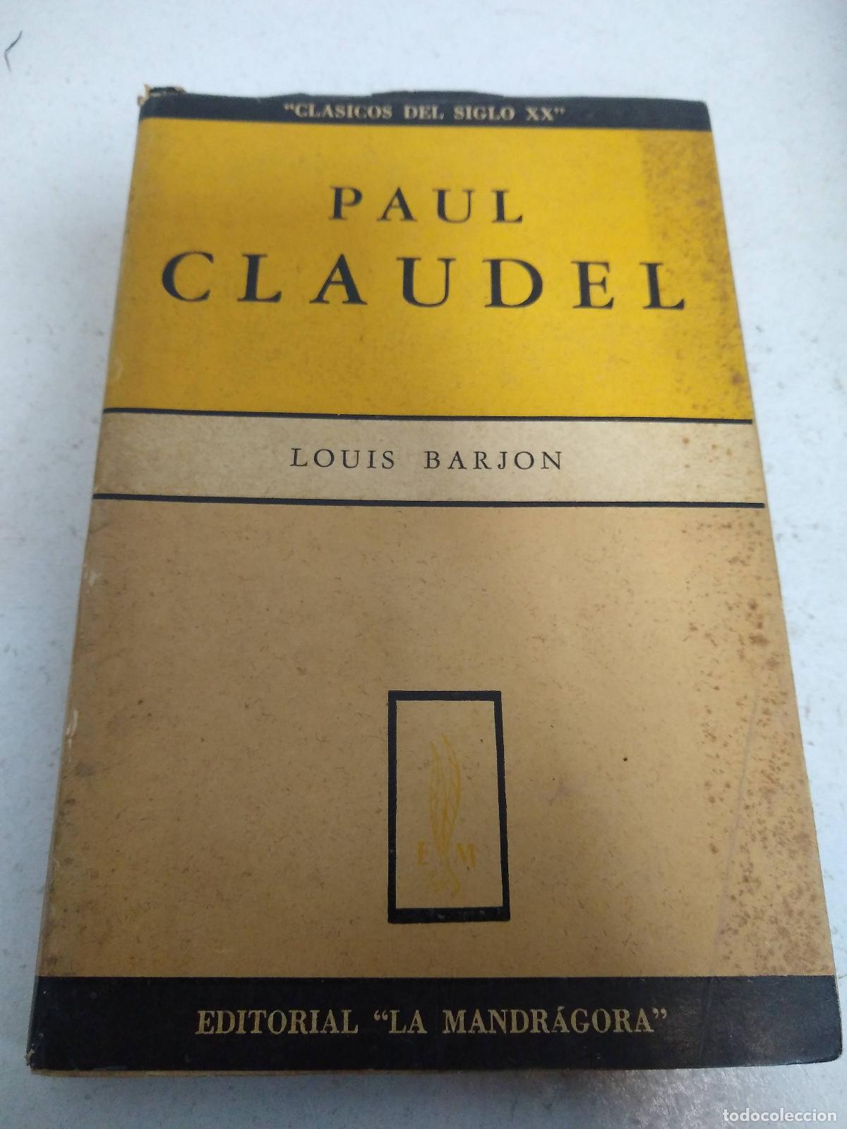 Libros: Paul Claudel - BARJON, Paul: - Foto 1
