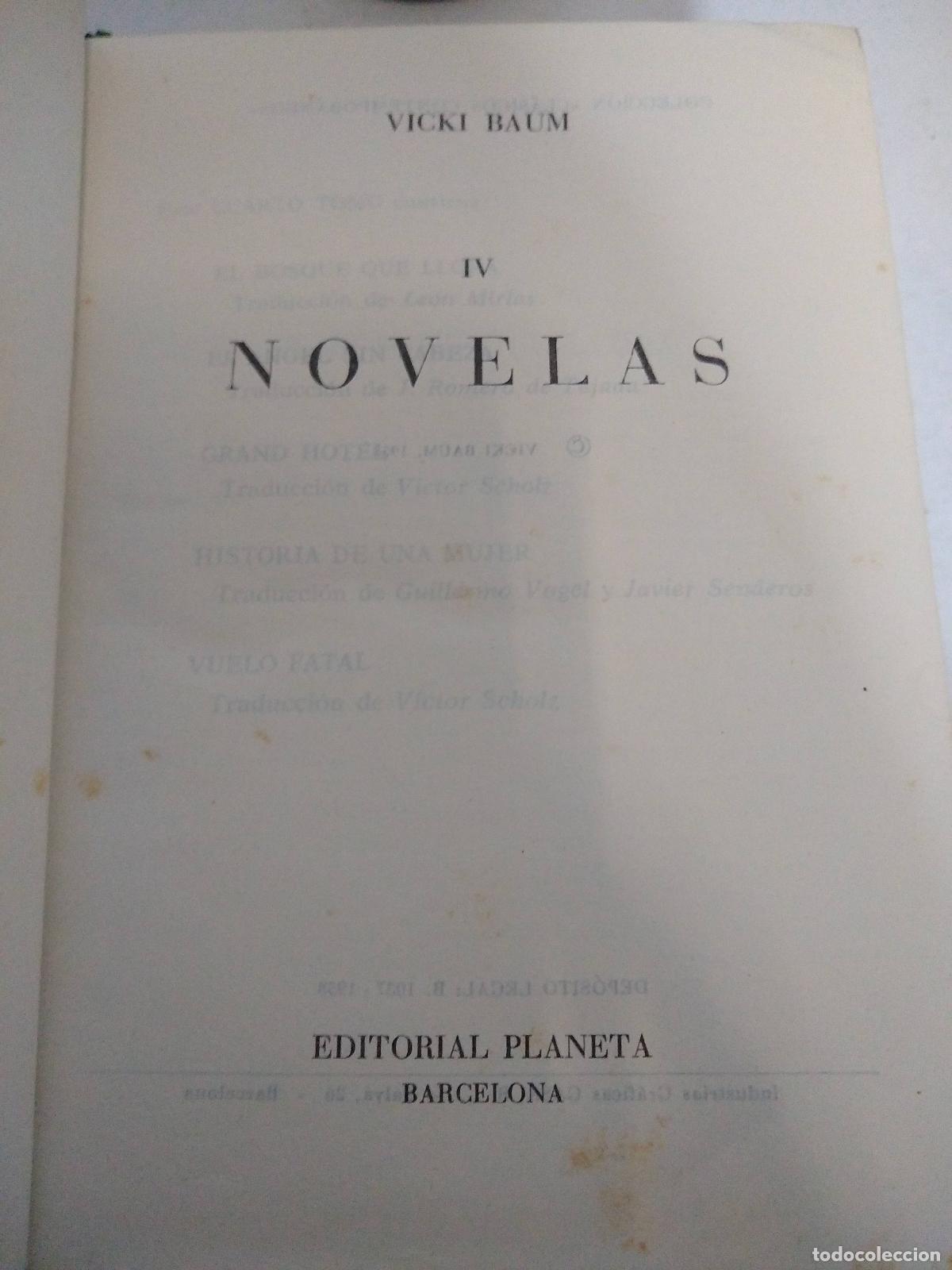 Libros: Novelas IV - Vicki Baum - Foto 1
