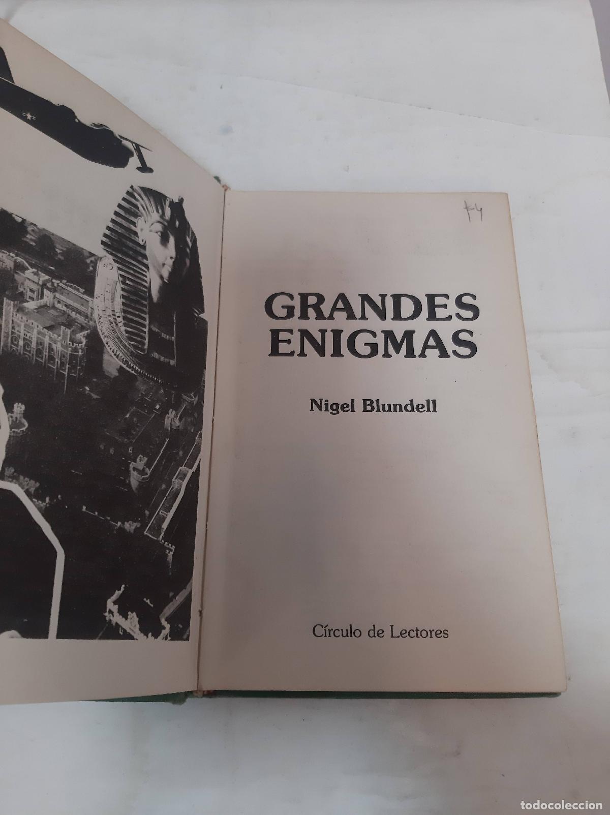 Libros: Grandes enigmas - Nigel Blundell - Foto 1