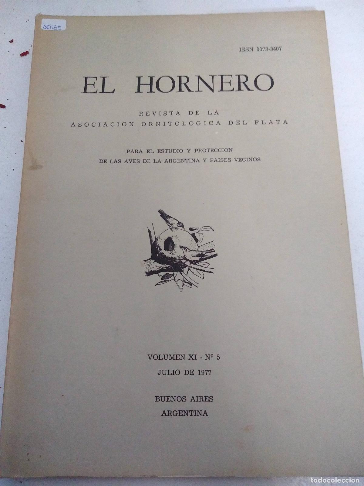 Libri di seconda mano: El Hornero, revista de la asociacion ornitologica del plata Volumen XII N 5 1977 - Varios Autores