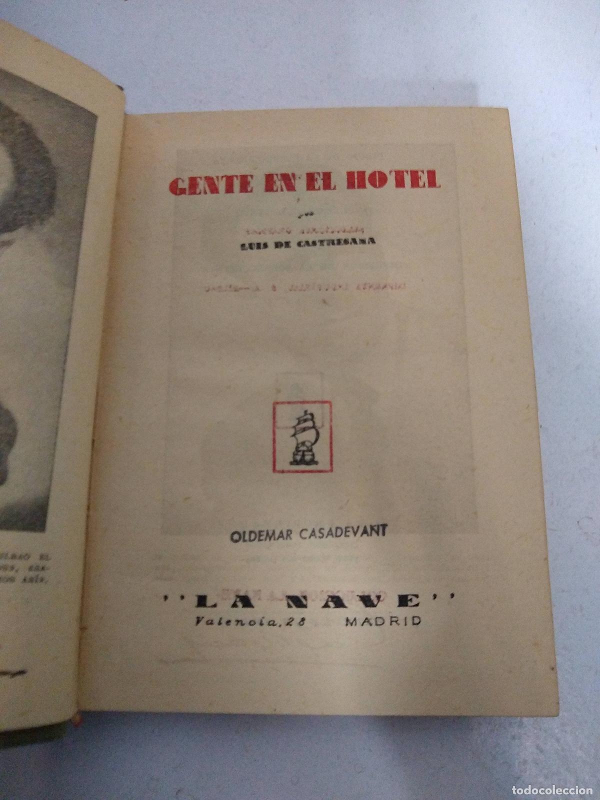 Libros: Gente en el hotel - Luis de castresana - Foto 1
