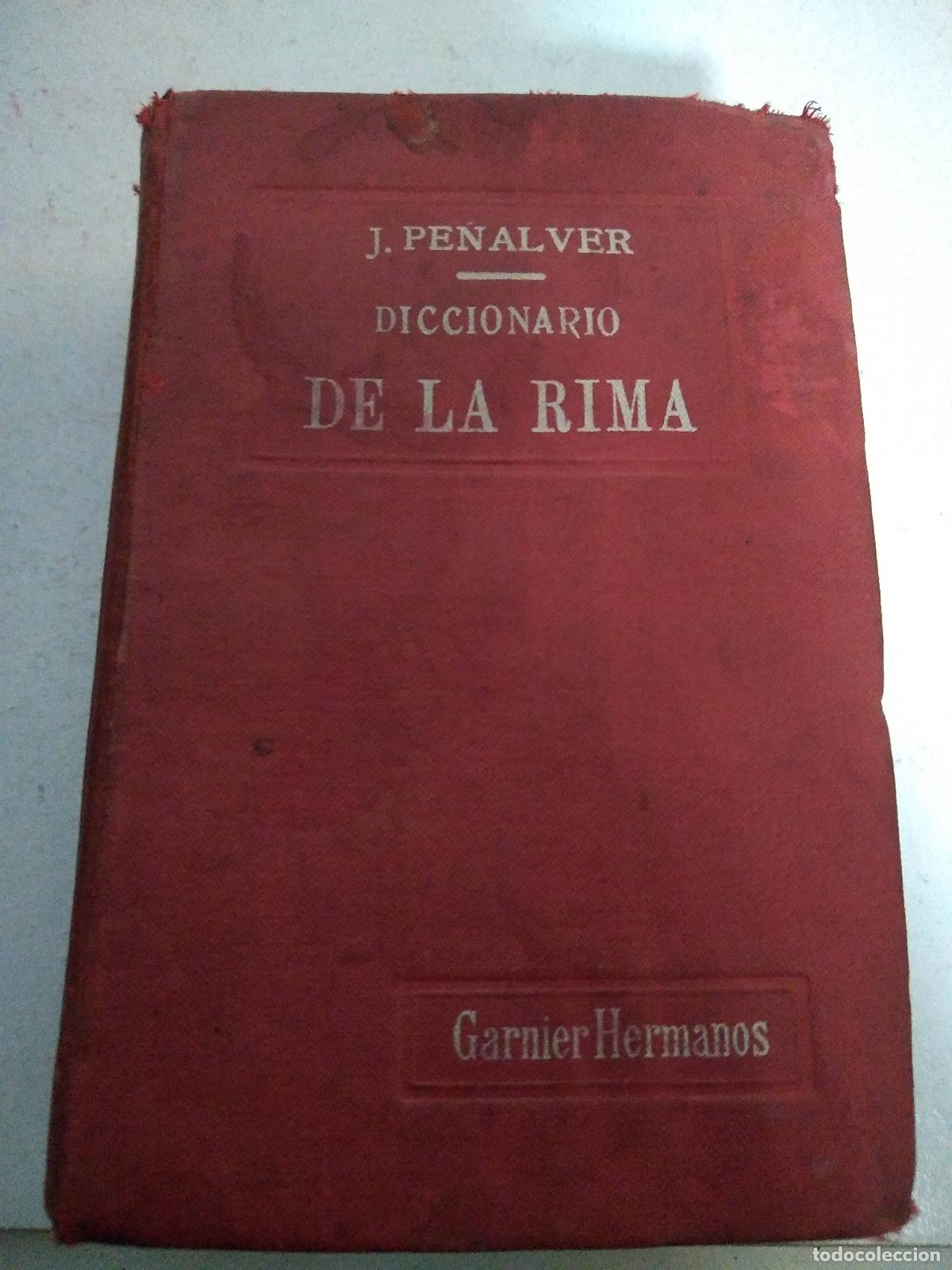 Libros: Diccionario de la rima - J. Pe&ntilde;alver - Foto 1