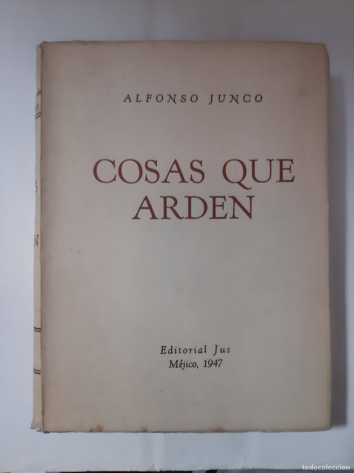 Libros: Cosas que arden - Alfonso Junco - Foto 1