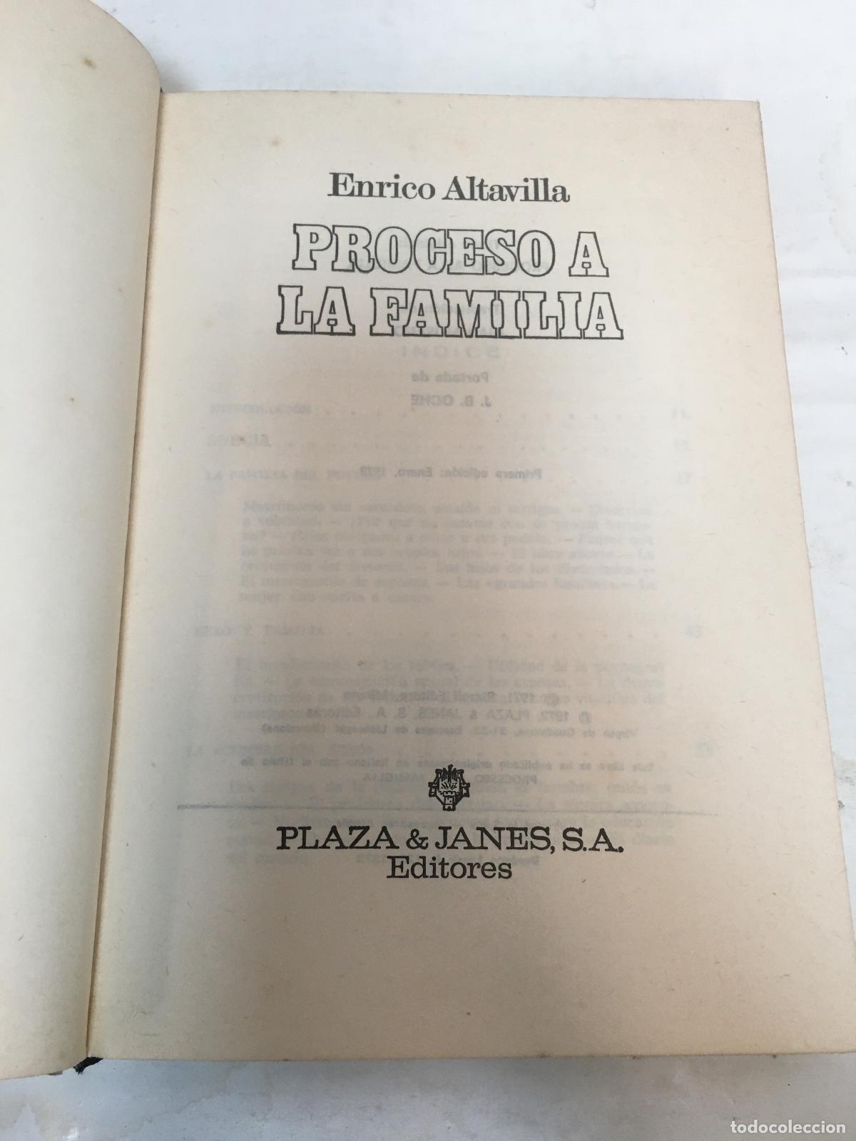 Libri di seconda mano: Proceso a la Familia - ENRICO ALTAVILLA
