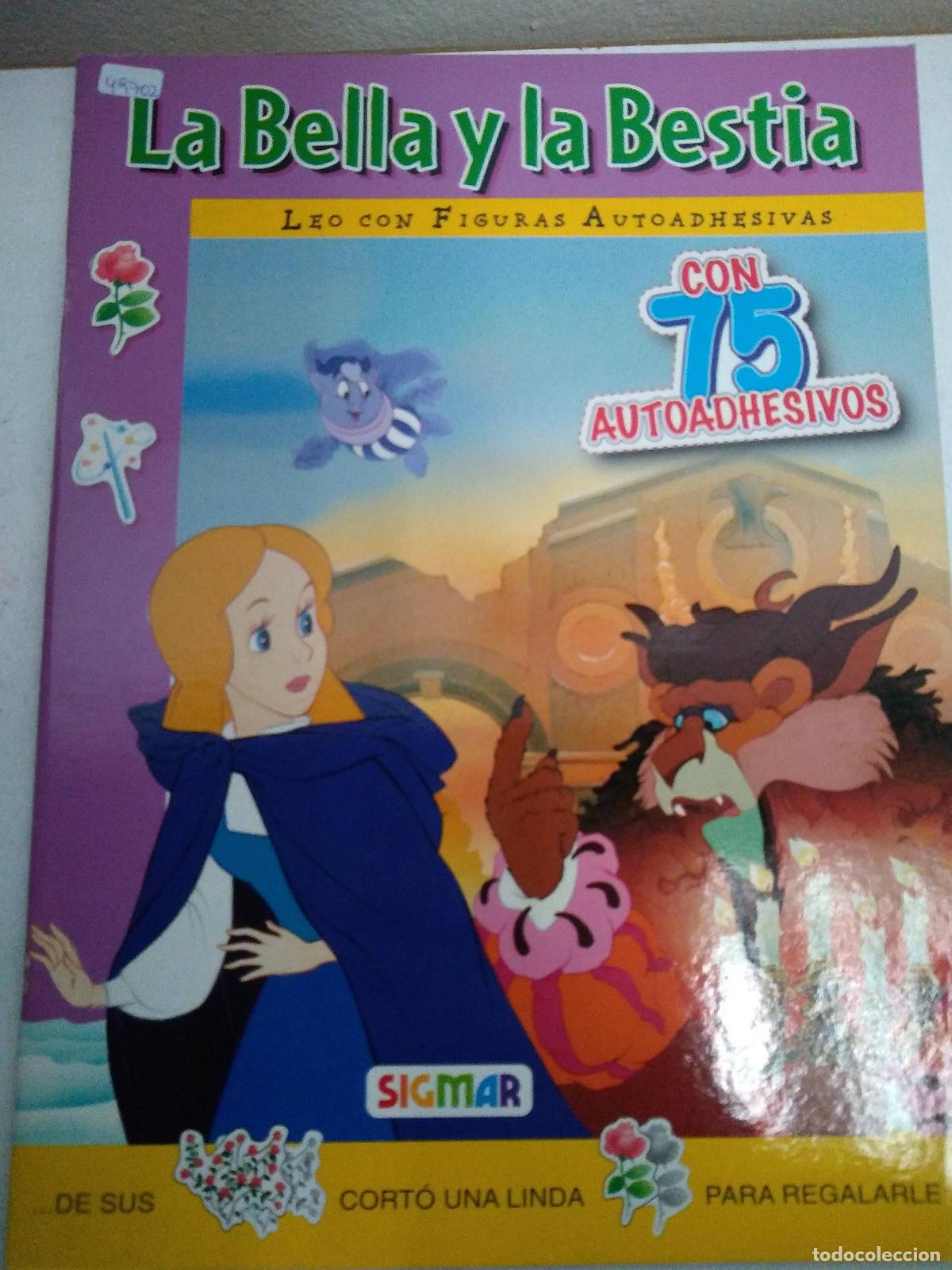 Libros: La bella y la bestia (con 75 Autoadhesivos) - Varios Autores - Foto 1