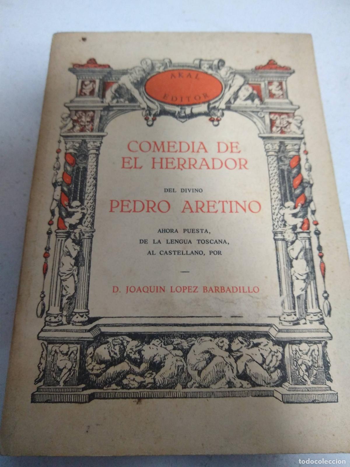 Libros: Comedia de el herrador - ARETINO, Pedro - Foto 1