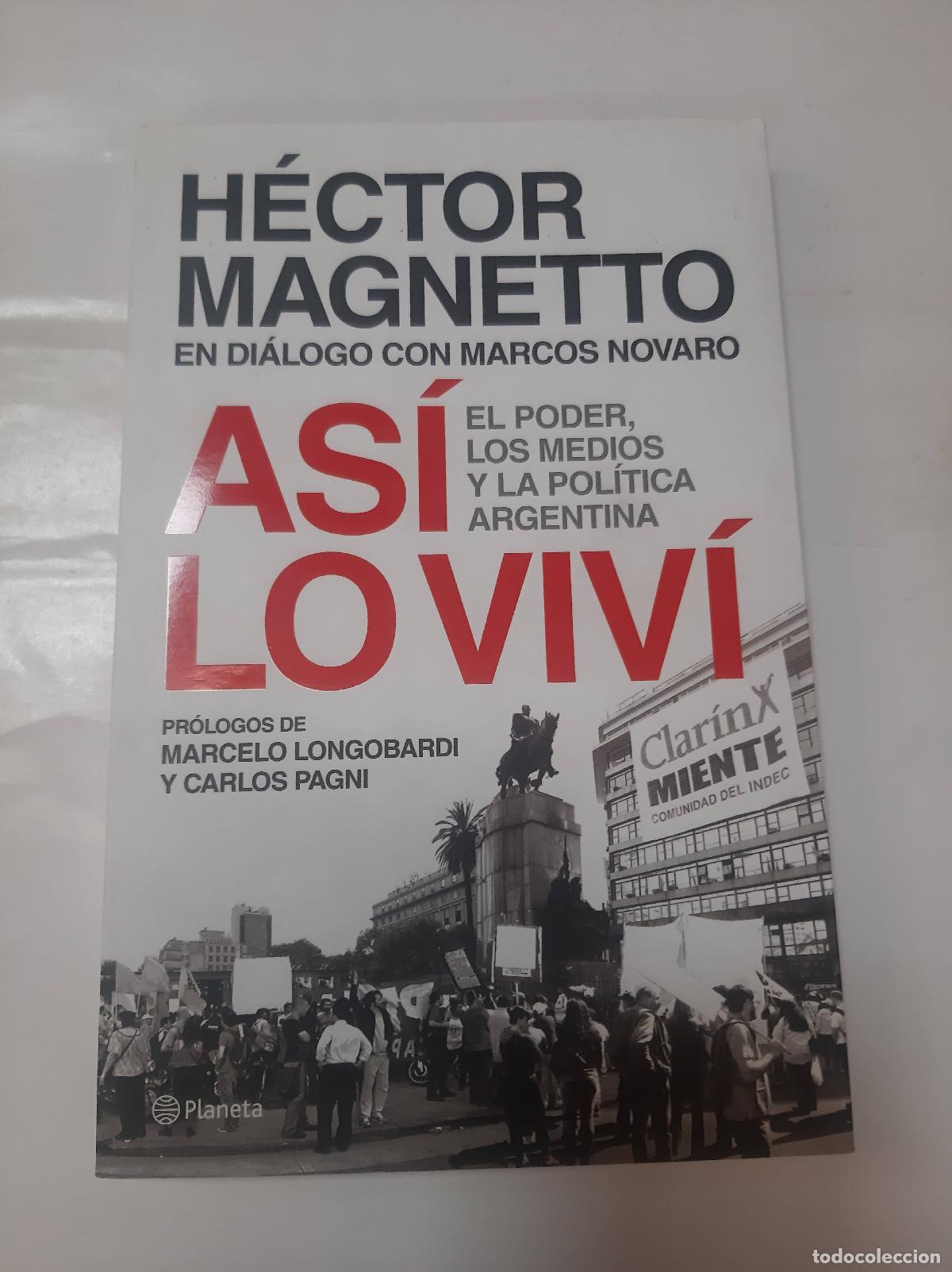 Libros: Asi lo vivi - Hector Magnetto - Foto 1