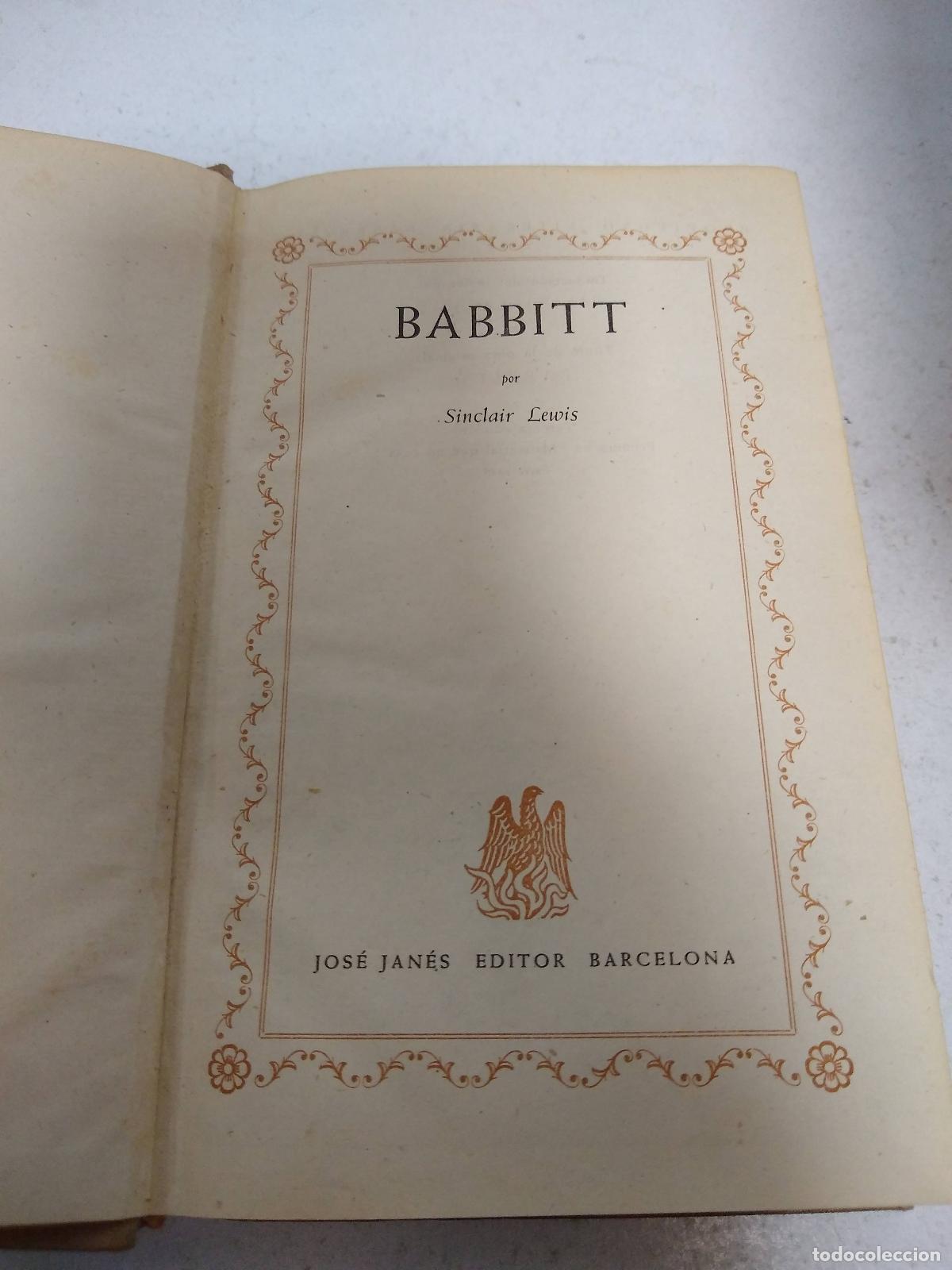 Libros: Babbitt - Sinclair Lewis - Foto 1