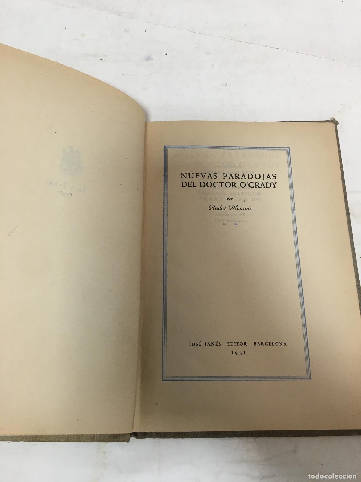 Libros: Nuevas paradojas del doctor O Grady - Andre Maurois - Foto 1