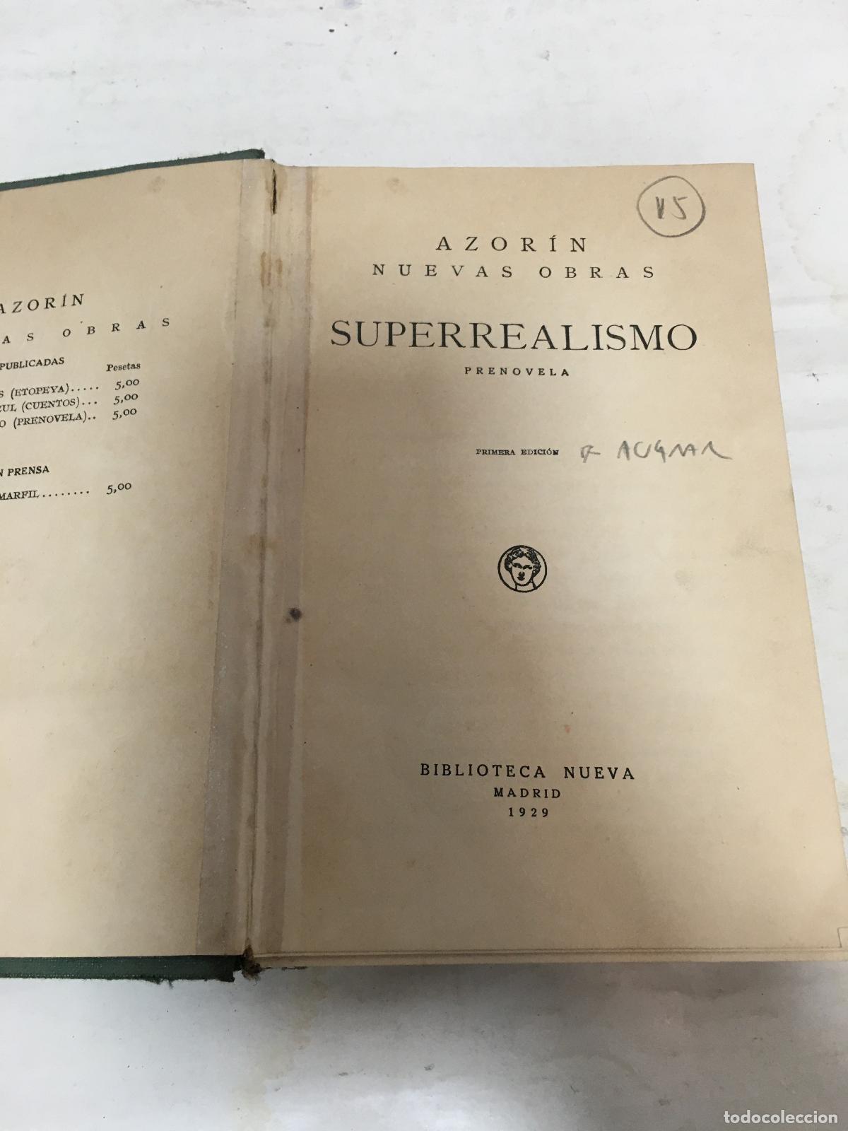 Libros: Superrealismo - Azorin - Foto 1