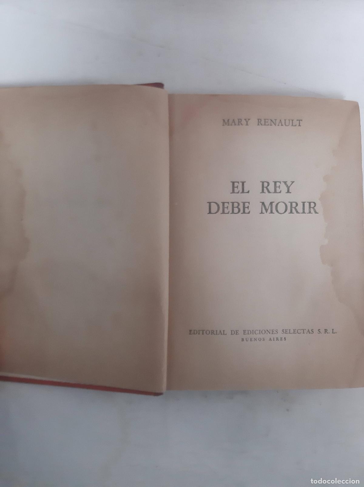 Libros: El rey debe morir - RENAULT, MARY