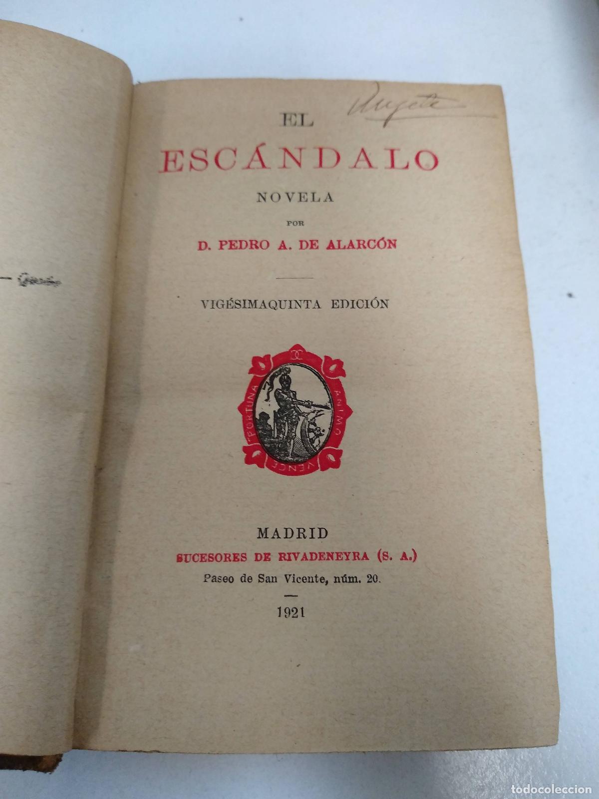 Libros: El escandalo - D. Pedro A. de Alarcon - Foto 1