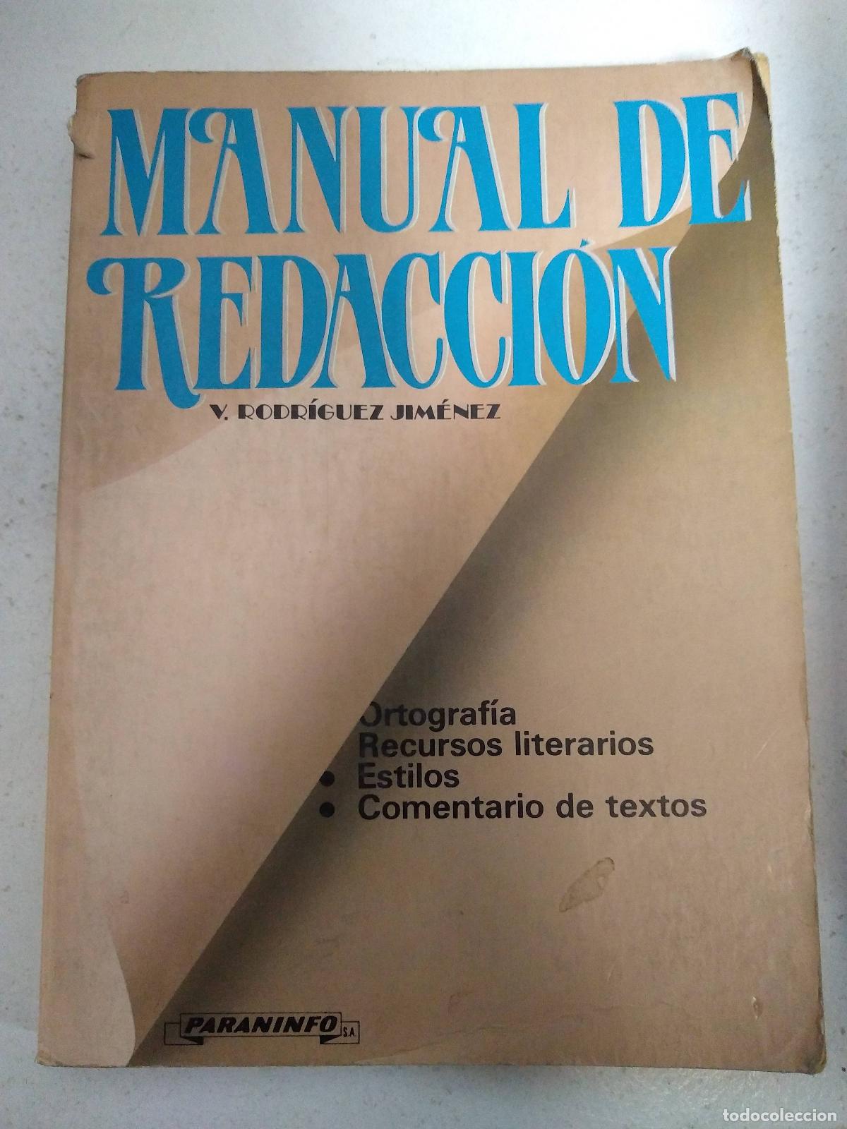 Libros: Manual de redacci&ograve;n - Victor Rodriguez Jimenez - Foto 1