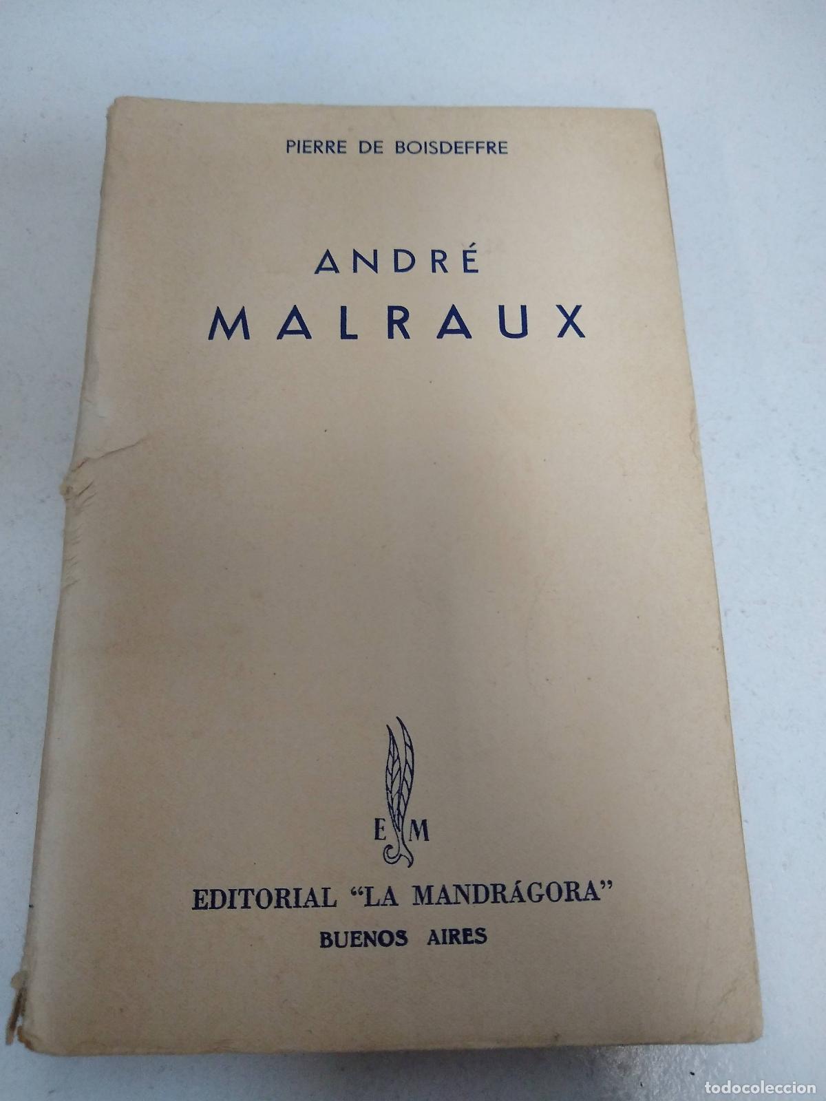 books: Andre Malraux - Pierre de Boisdeffre